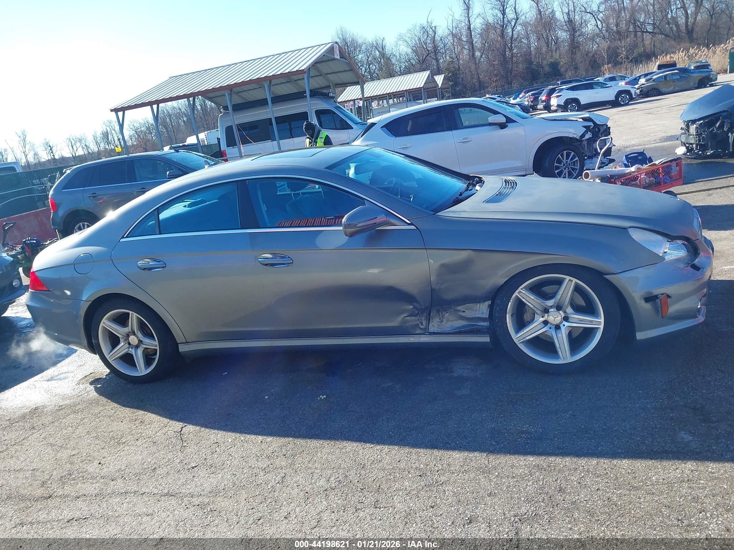 2010 Mercedes-benz Cls 550   Silver vin: WDDDJ7CB3AA163490