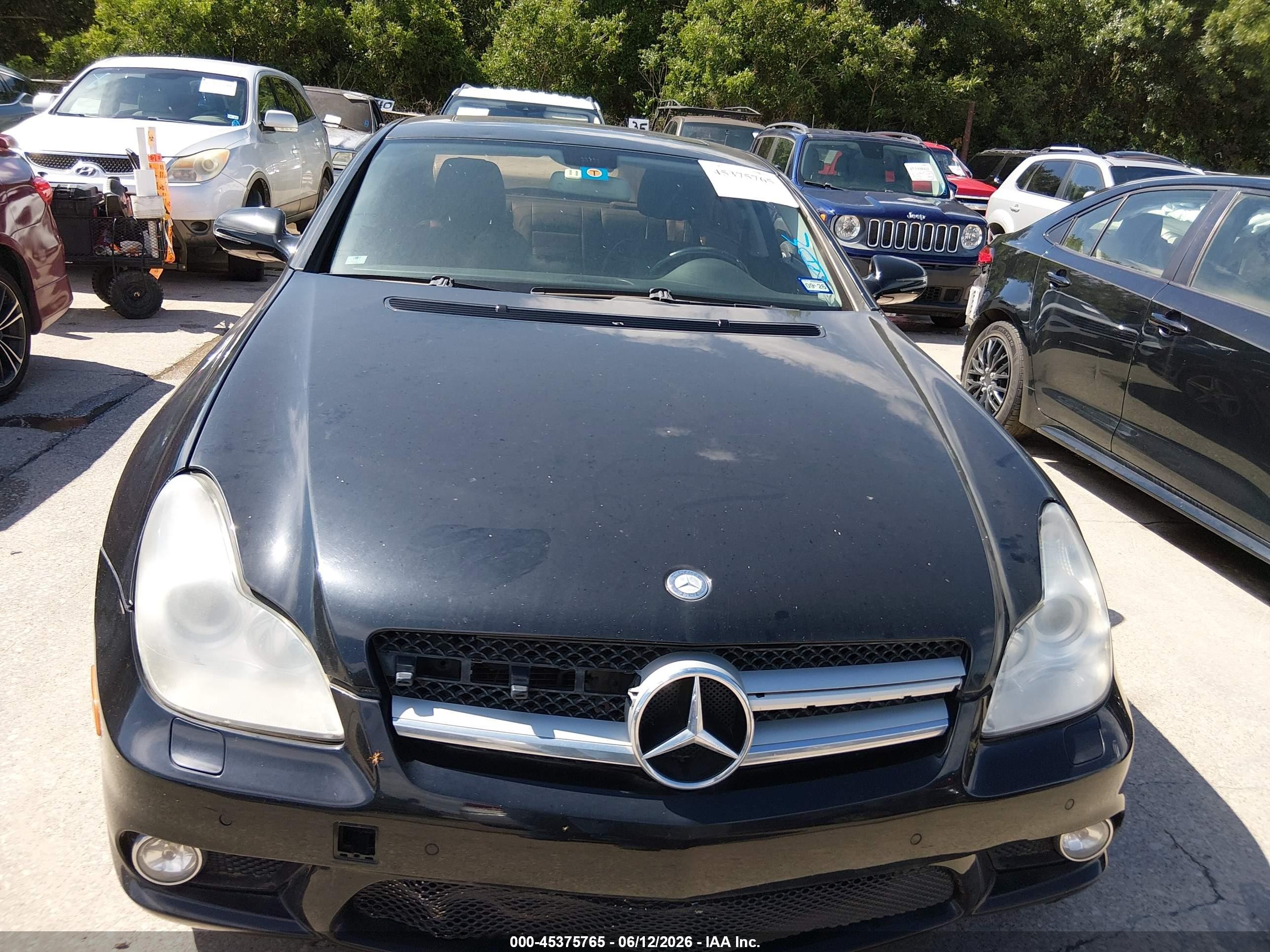 2011 Mercedes-benz Cls 550   Black vin: WDDDJ7CB3BA171736