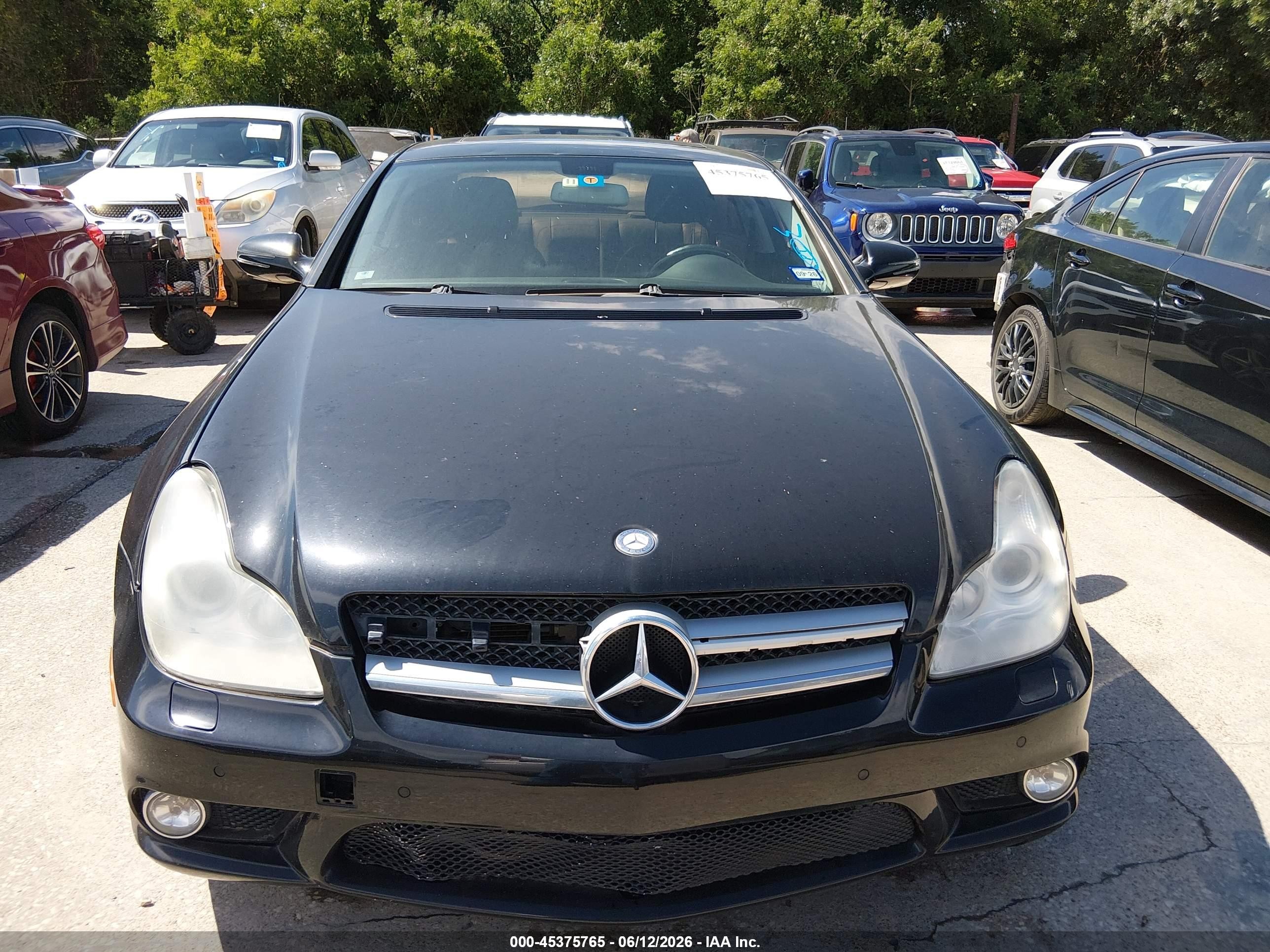 2011 Mercedes-benz Cls 550   Black vin: WDDDJ7CB3BA171736