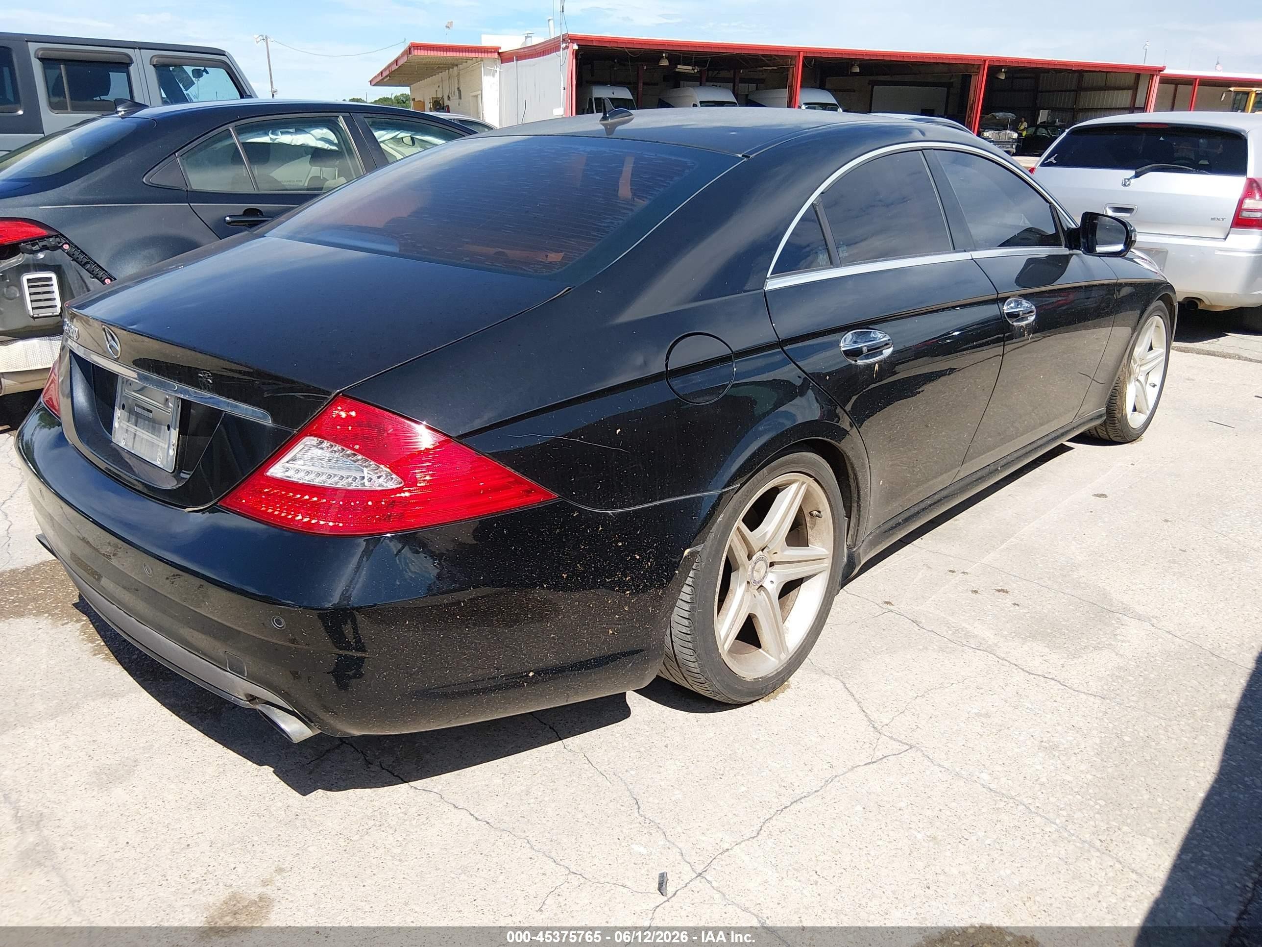 2011 Mercedes-benz Cls 550   Black vin: WDDDJ7CB3BA171736