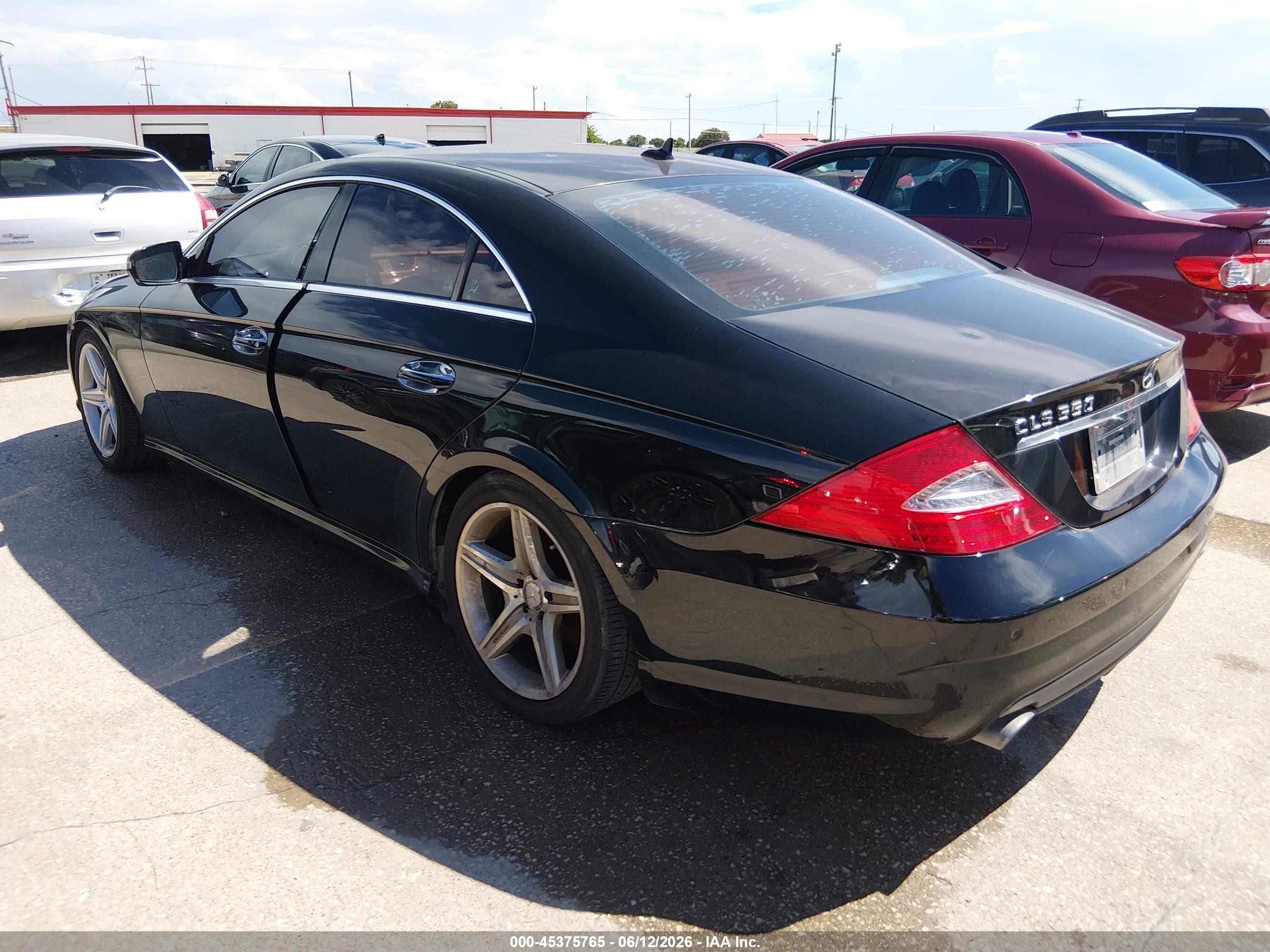 2011 Mercedes-benz Cls 550   Black vin: WDDDJ7CB3BA171736