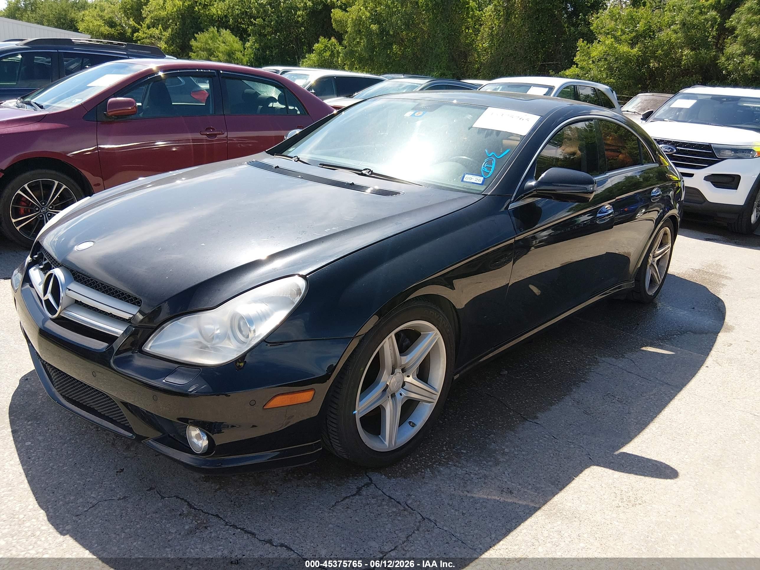 2011 Mercedes-benz Cls 550   Black vin: WDDDJ7CB3BA171736
