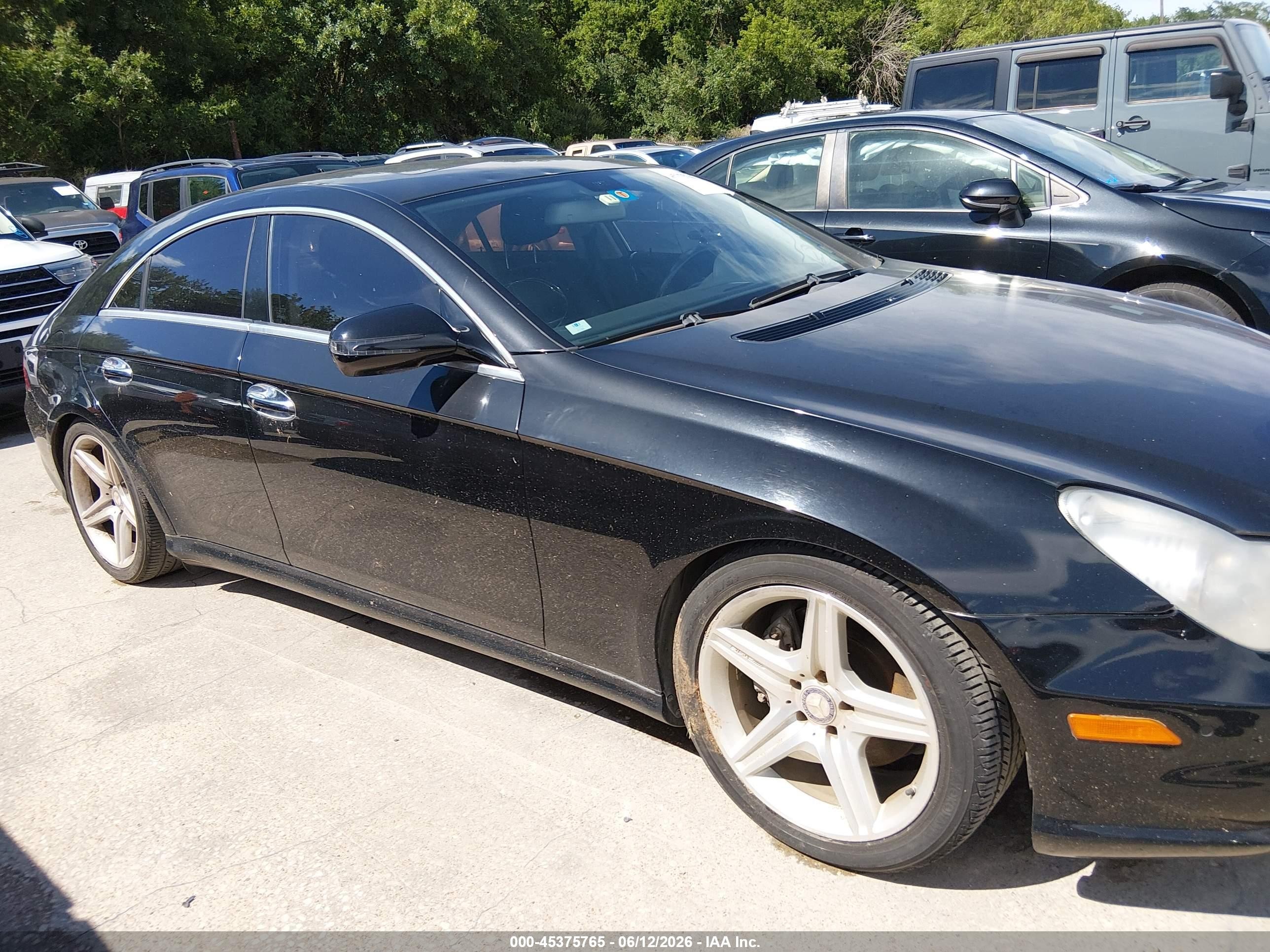 2011 Mercedes-benz Cls 550   Black vin: WDDDJ7CB3BA171736