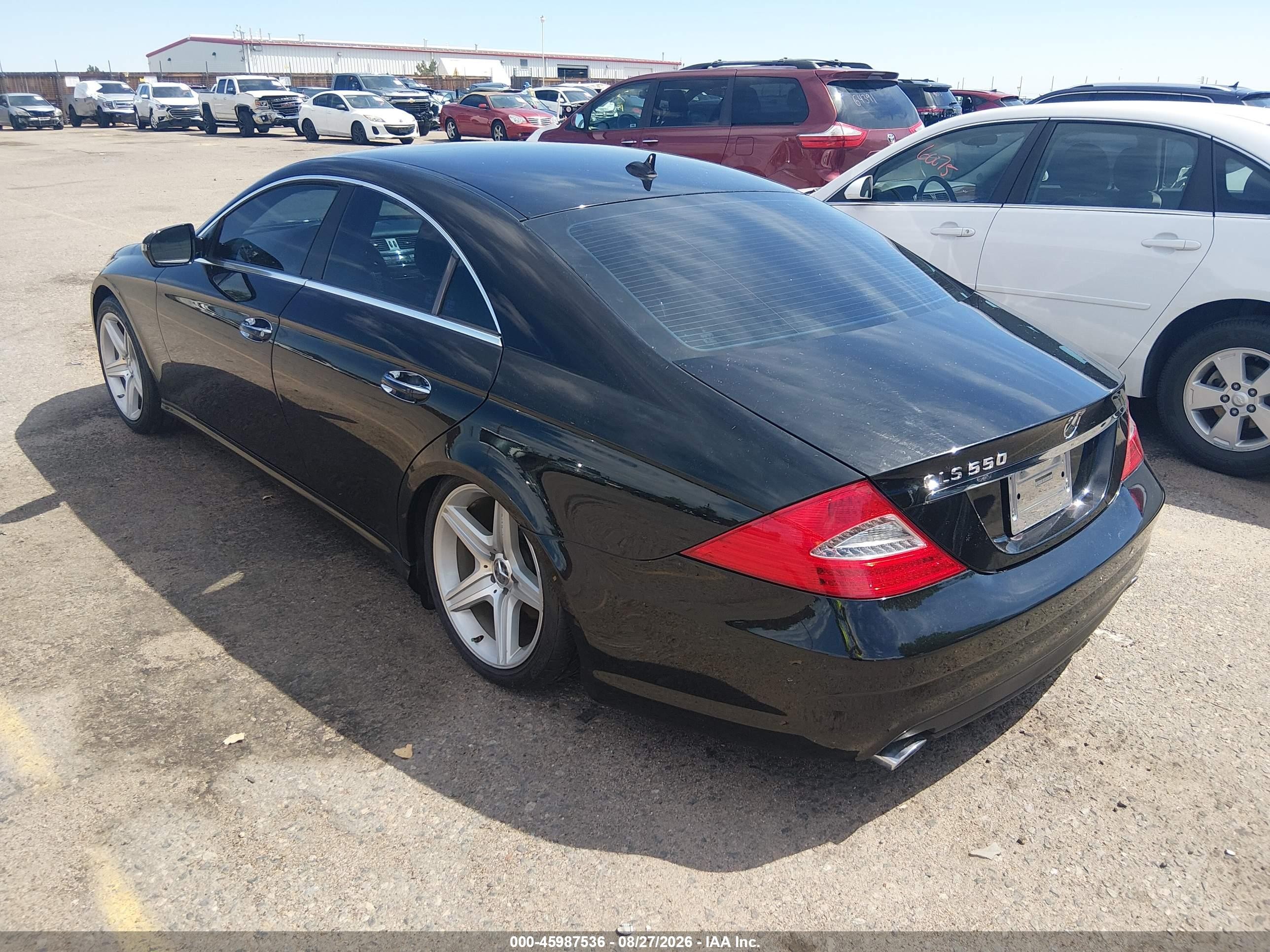 2010 Mercedes-benz Cls 550   Black vin: WDDDJ7CB9AA160772