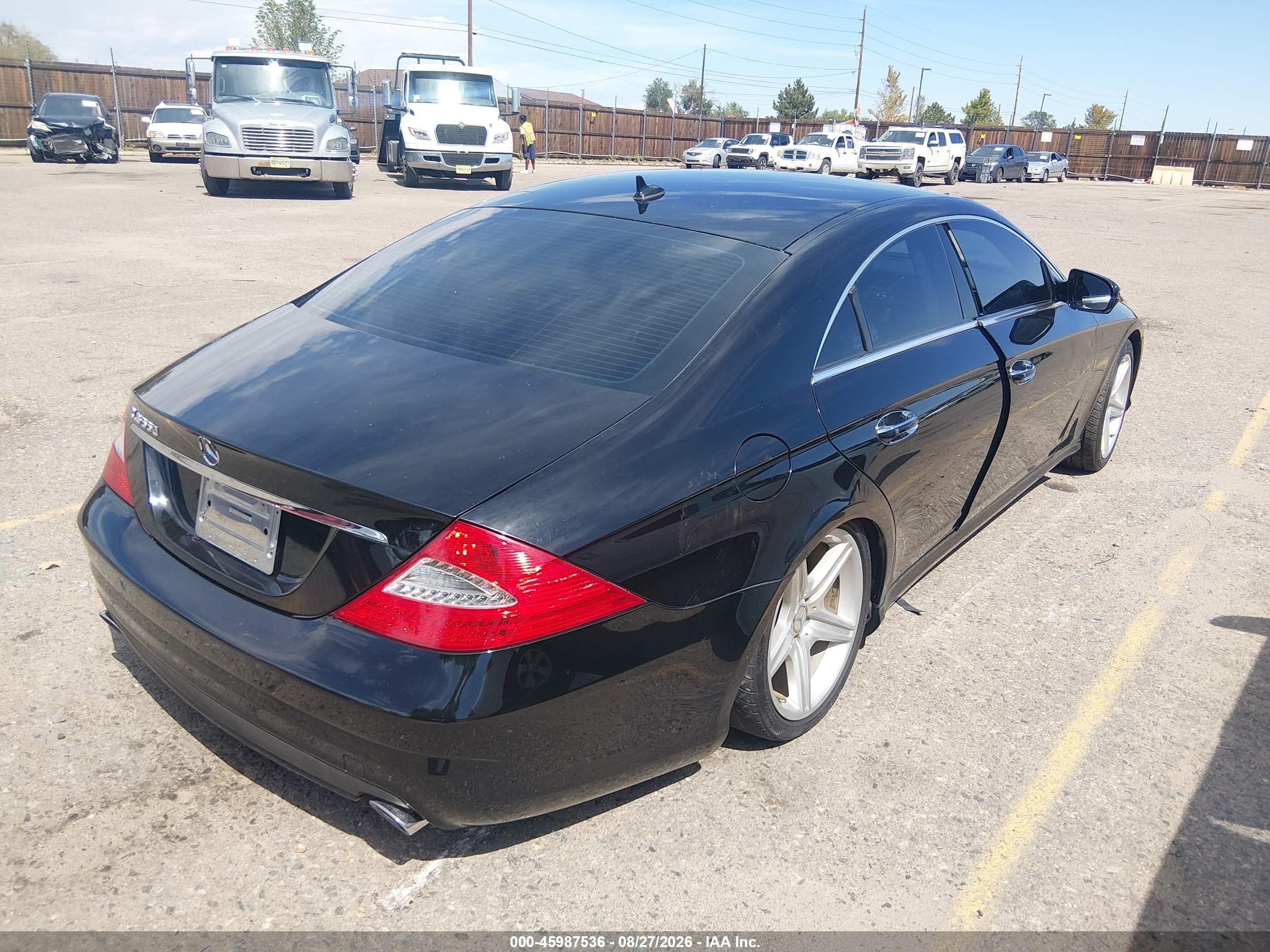 2010 Mercedes-benz Cls 550   Black vin: WDDDJ7CB9AA160772
