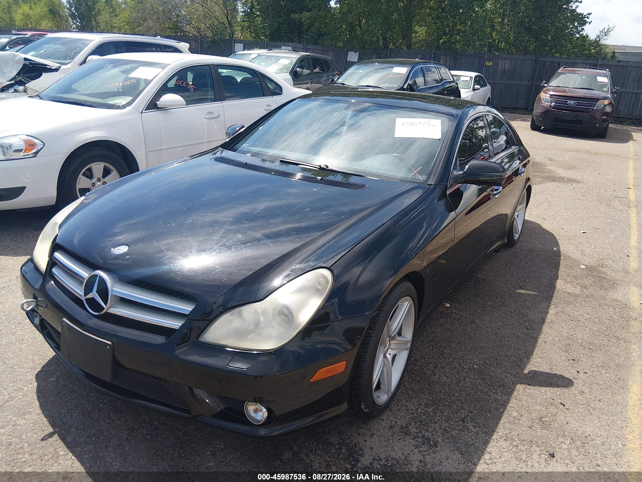 2010 Mercedes-benz Cls 550   Black vin: WDDDJ7CB9AA160772