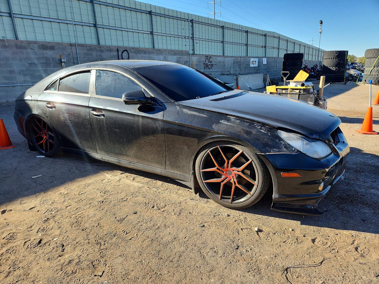 2011 Mercedes-benz Cls 550 Black vin: WDDDJ7CB9BA173166