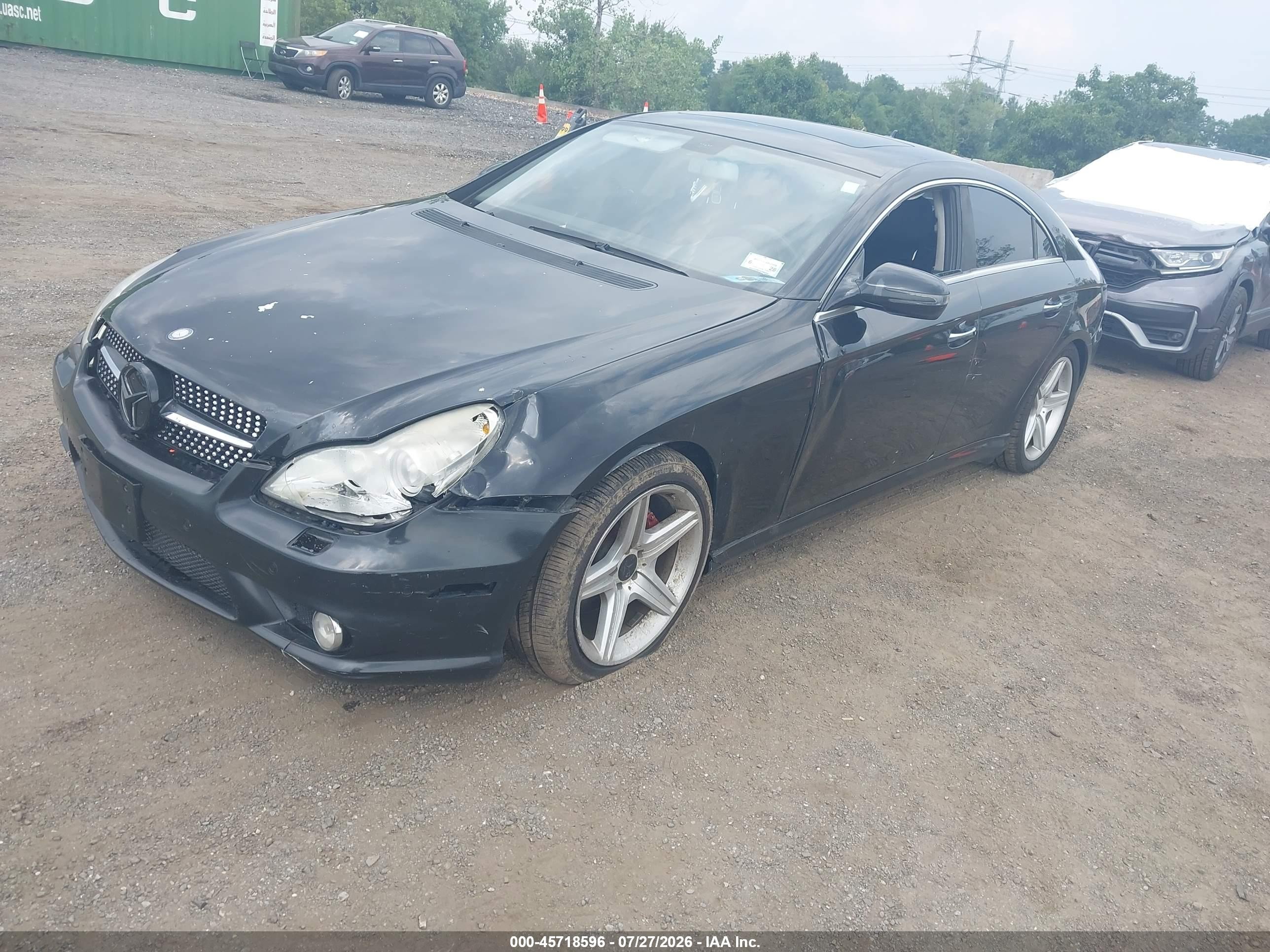 2011 Mercedes-benz Cls 550   Черный vin: WDDDJ7CBXBA167456