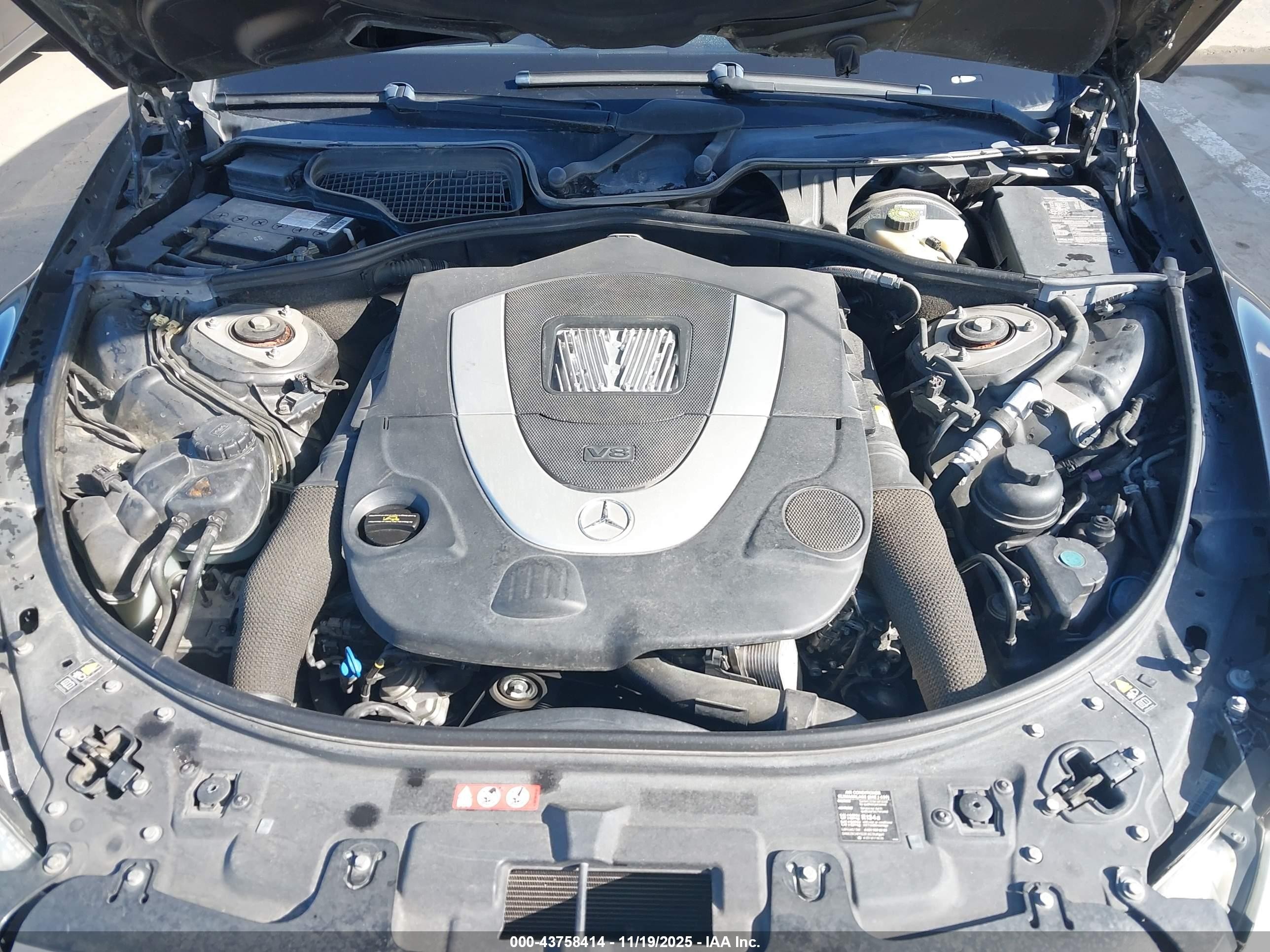 2007 Mercedes-benz Cl 550   Черный vin: WDDEJ71X07A001943