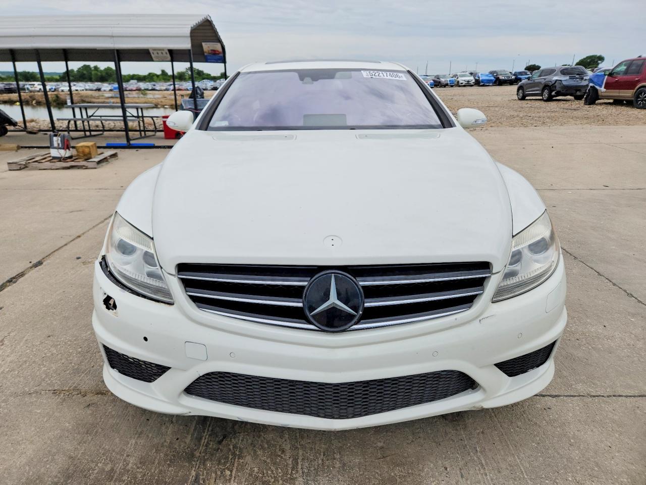 2007 Mercedes-benz Cl 550 White vin: WDDEJ71X17A006309