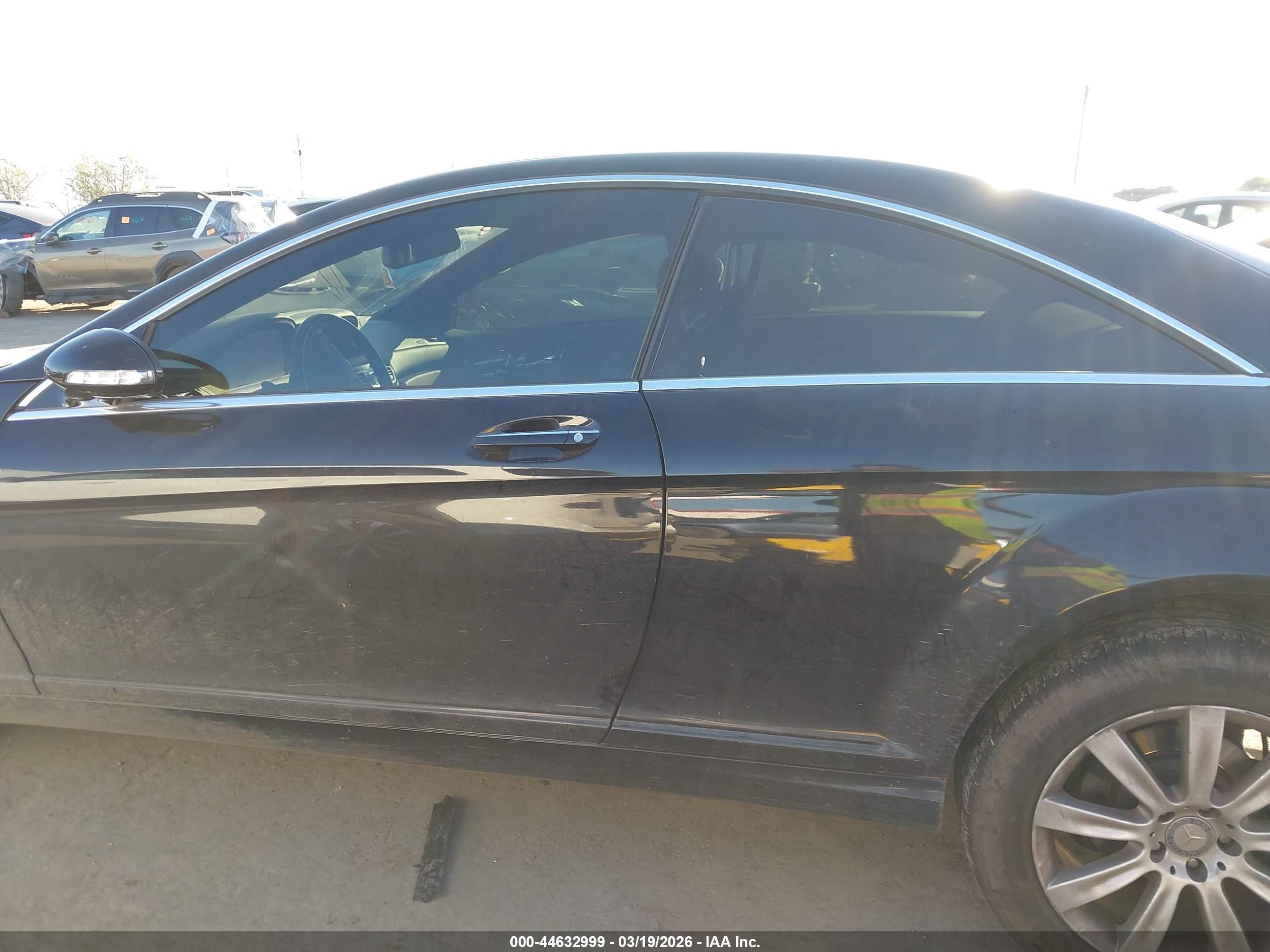 2008 Mercedes-benz Cl 550   Black vin: WDDEJ71X28A011150