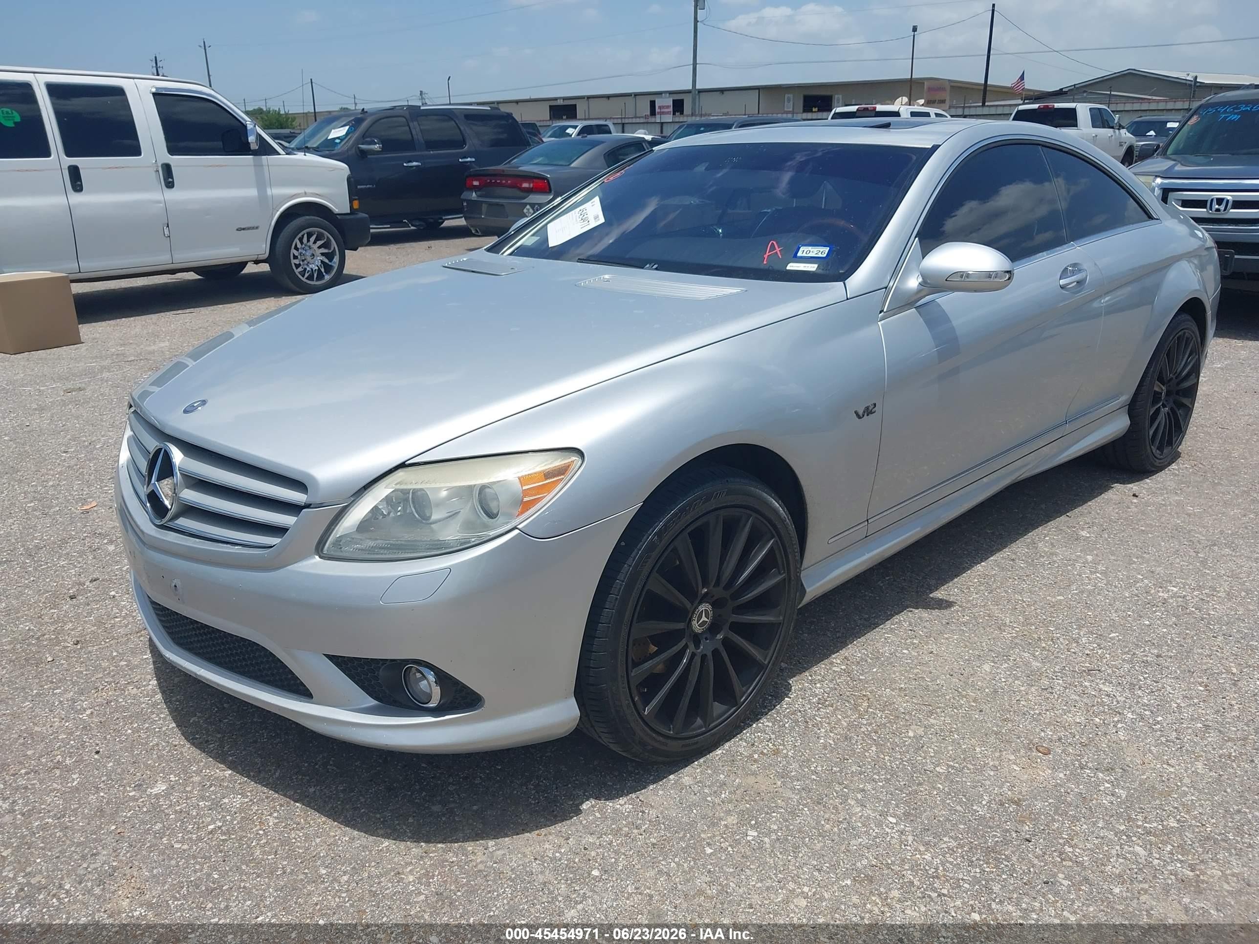 2008 Mercedes-benz Cl 550 Silver vin: WDDEJ71X28A017563