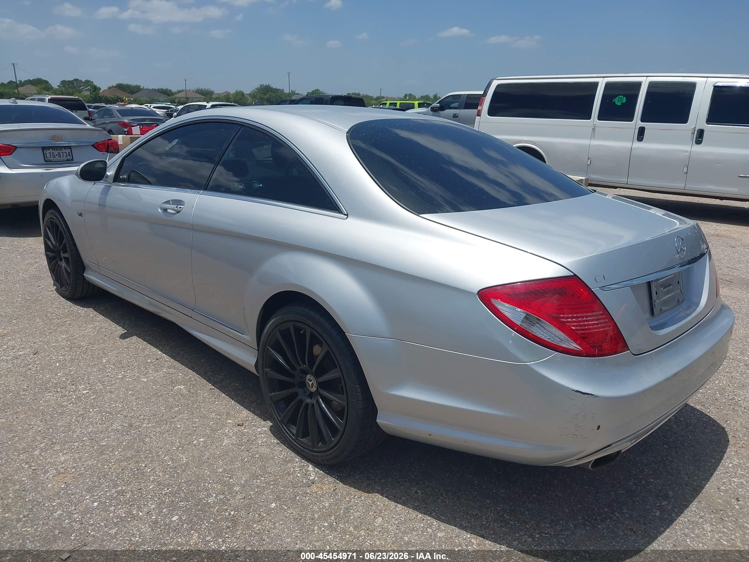 2008 Mercedes-benz Cl 550 Silver vin: WDDEJ71X28A017563