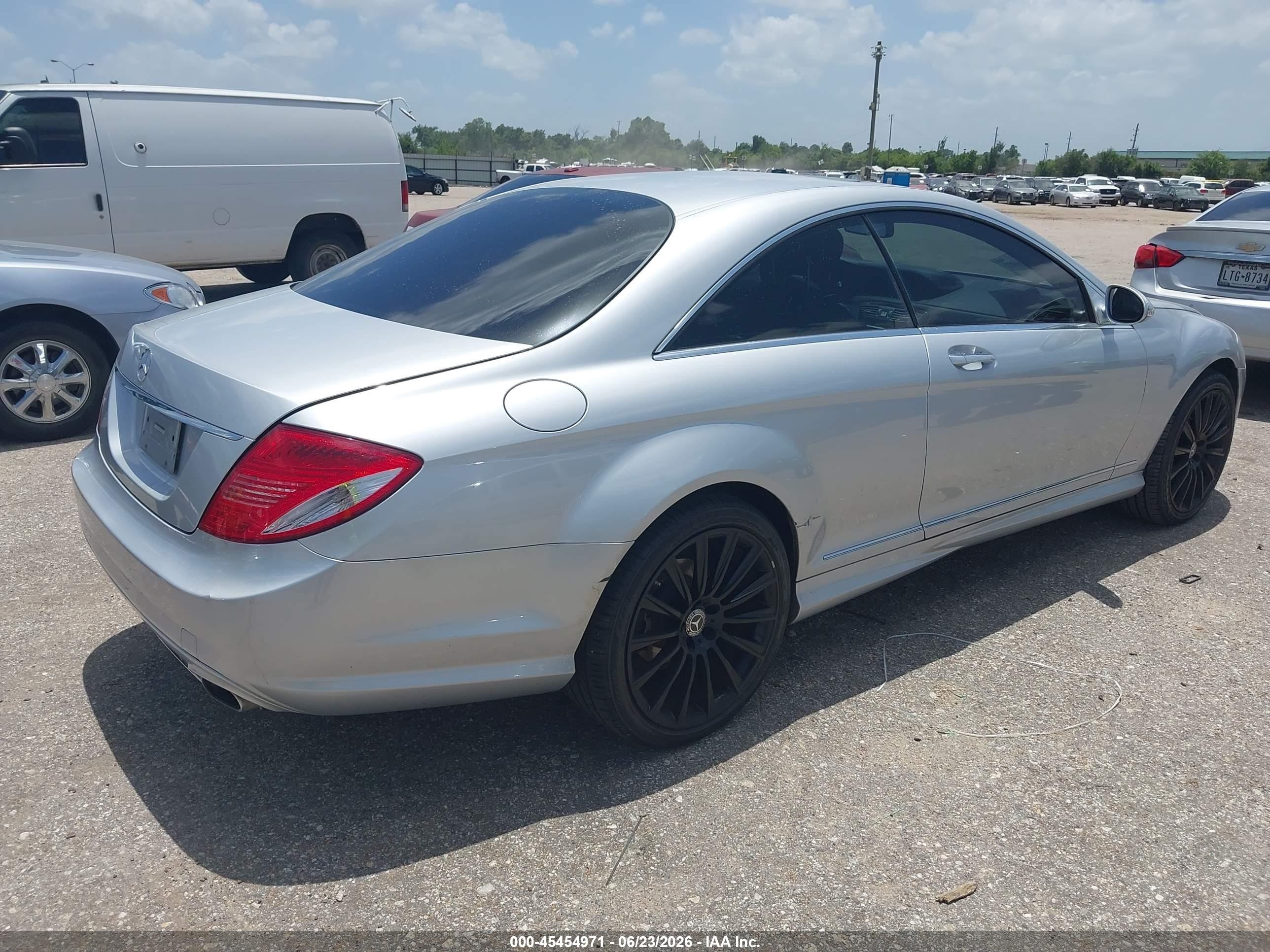 2008 Mercedes-benz Cl 550 Silver vin: WDDEJ71X28A017563