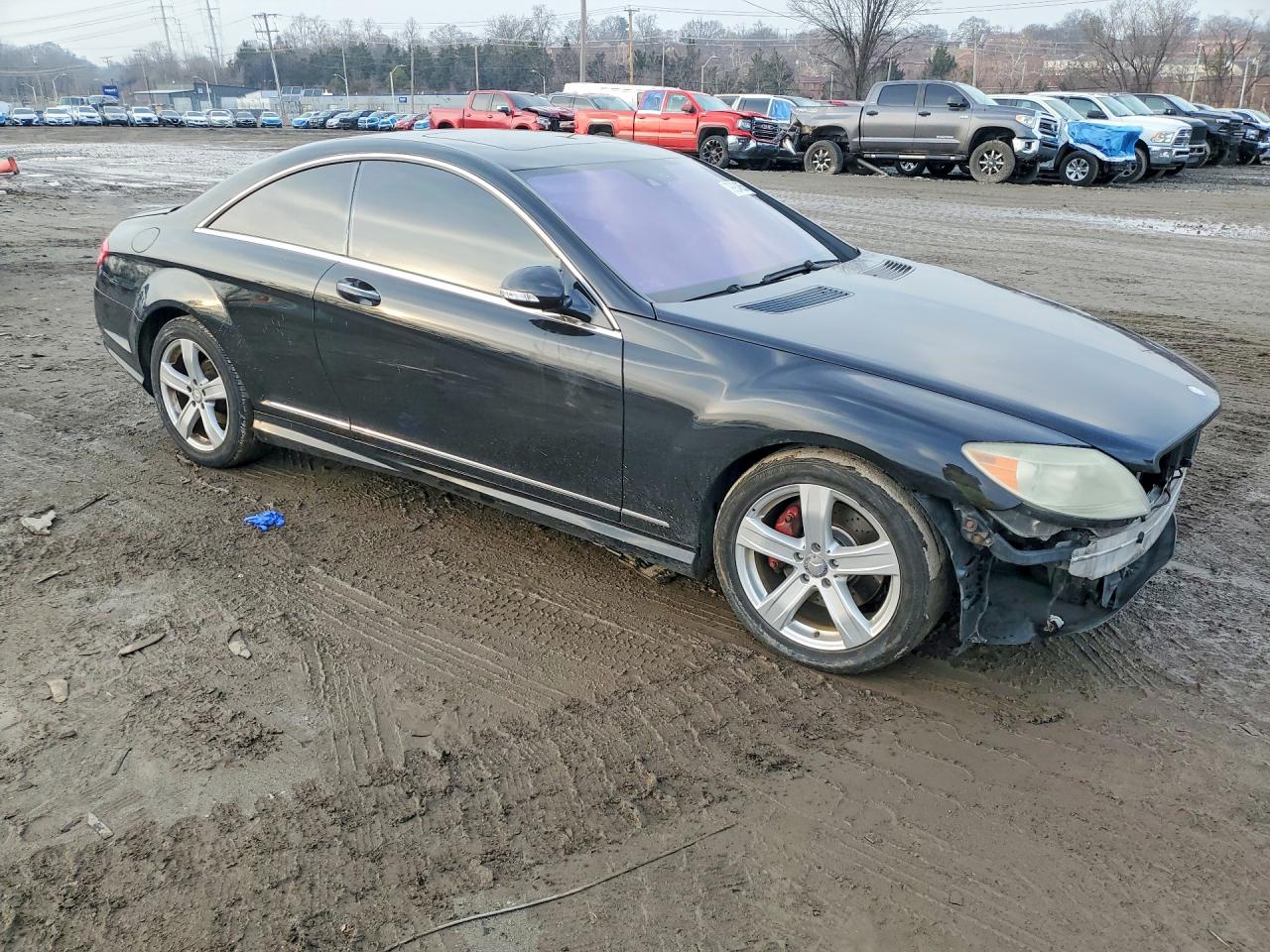 2008 Mercedes-benz Cl 550 Black vin: WDDEJ71X28A017692