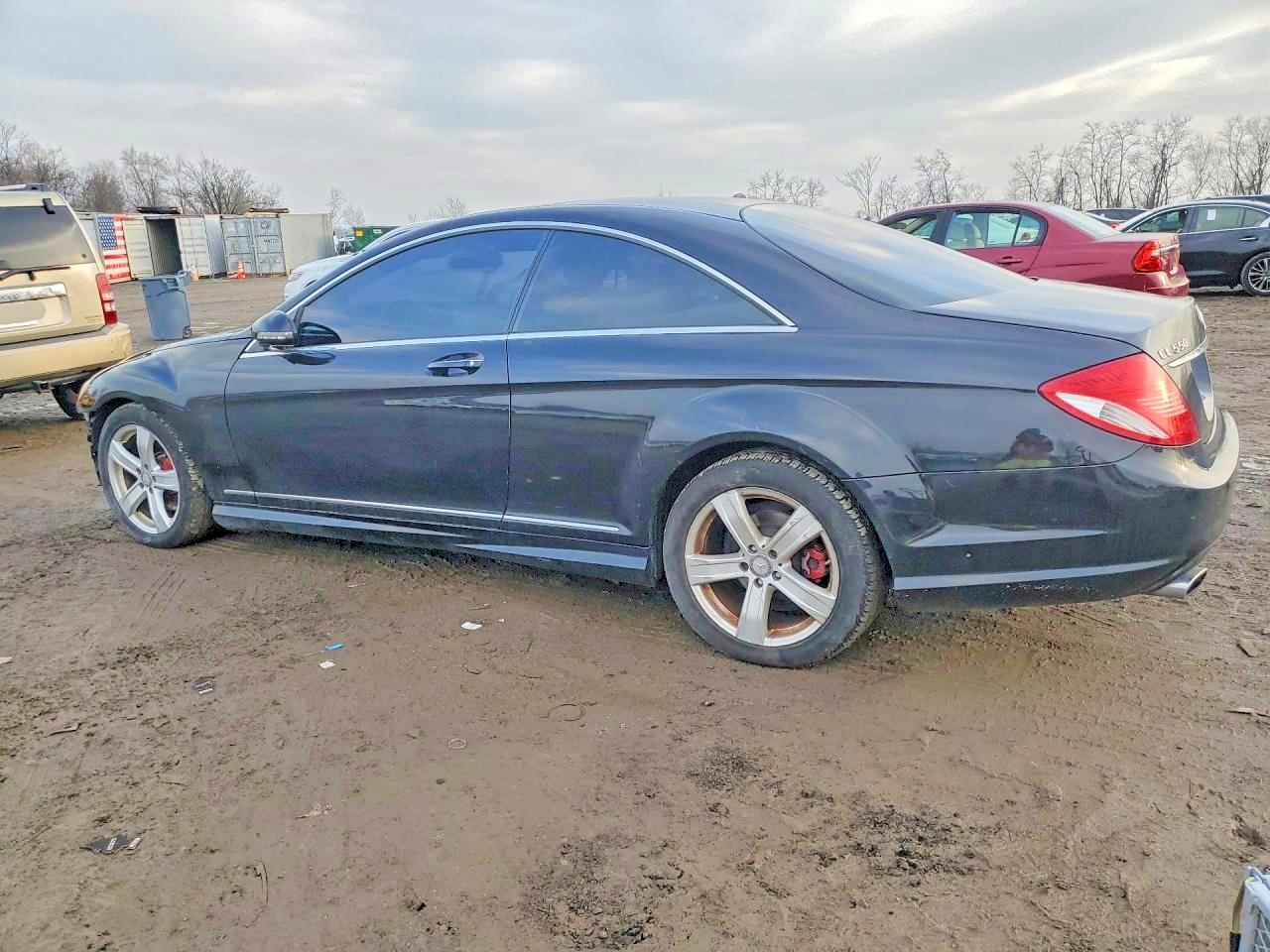 2008 Mercedes-benz Cl 550 Black vin: WDDEJ71X28A017692