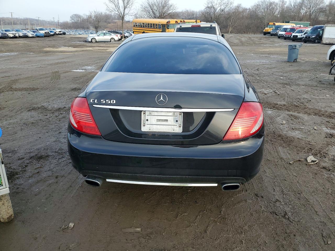 2008 Mercedes-benz Cl 550 Black vin: WDDEJ71X28A017692