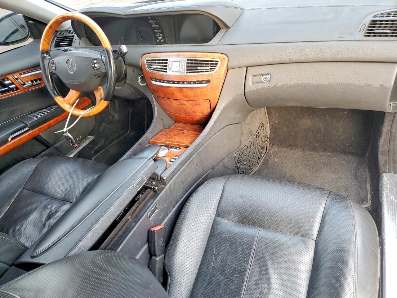 2008 Mercedes-benz Cl 550 Black vin: WDDEJ71X28A017692