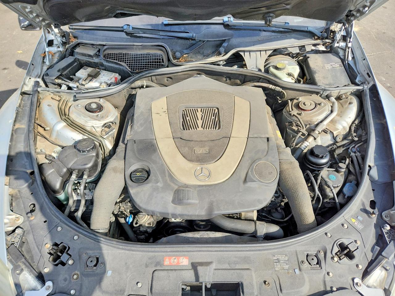 2008 Mercedes-benz Cl 550 Silver vin: WDDEJ71X28A018003