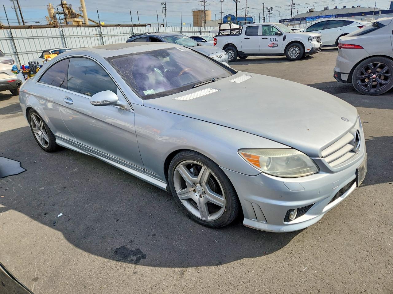 2008 Mercedes-benz Cl 550 Silver vin: WDDEJ71X28A018003
