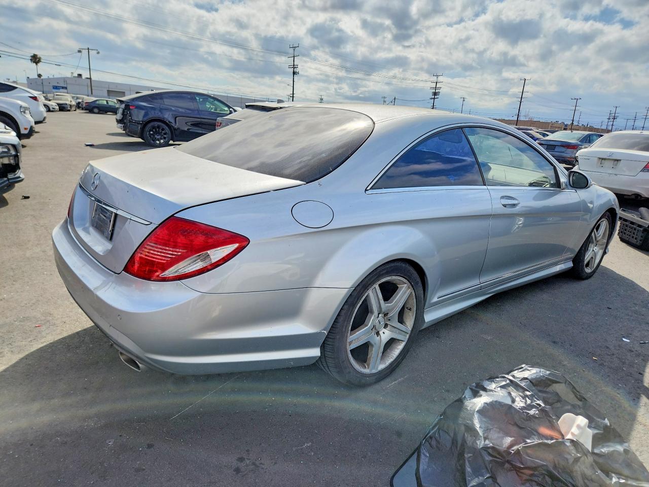 2008 Mercedes-benz Cl 550 Silver vin: WDDEJ71X28A018003