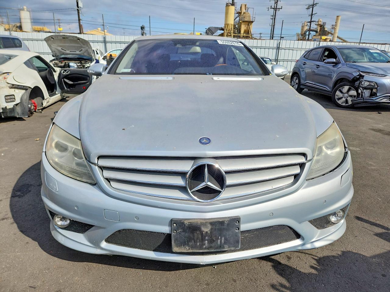 2008 Mercedes-benz Cl 550 Silver vin: WDDEJ71X28A018003