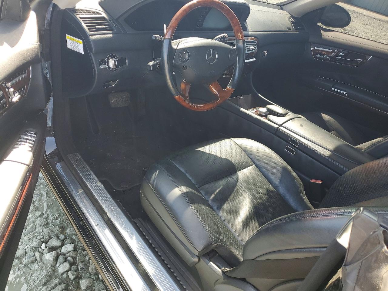 2008 Mercedes-benz Cl 550 Black vin: WDDEJ71X38A012713