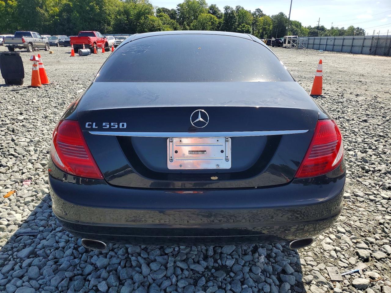 2008 Mercedes-benz Cl 550 Black vin: WDDEJ71X38A012713