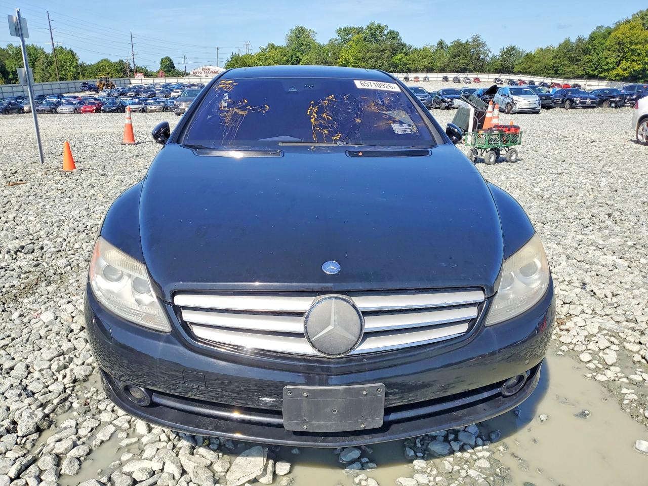 2008 Mercedes-benz Cl 550 Black vin: WDDEJ71X38A012713