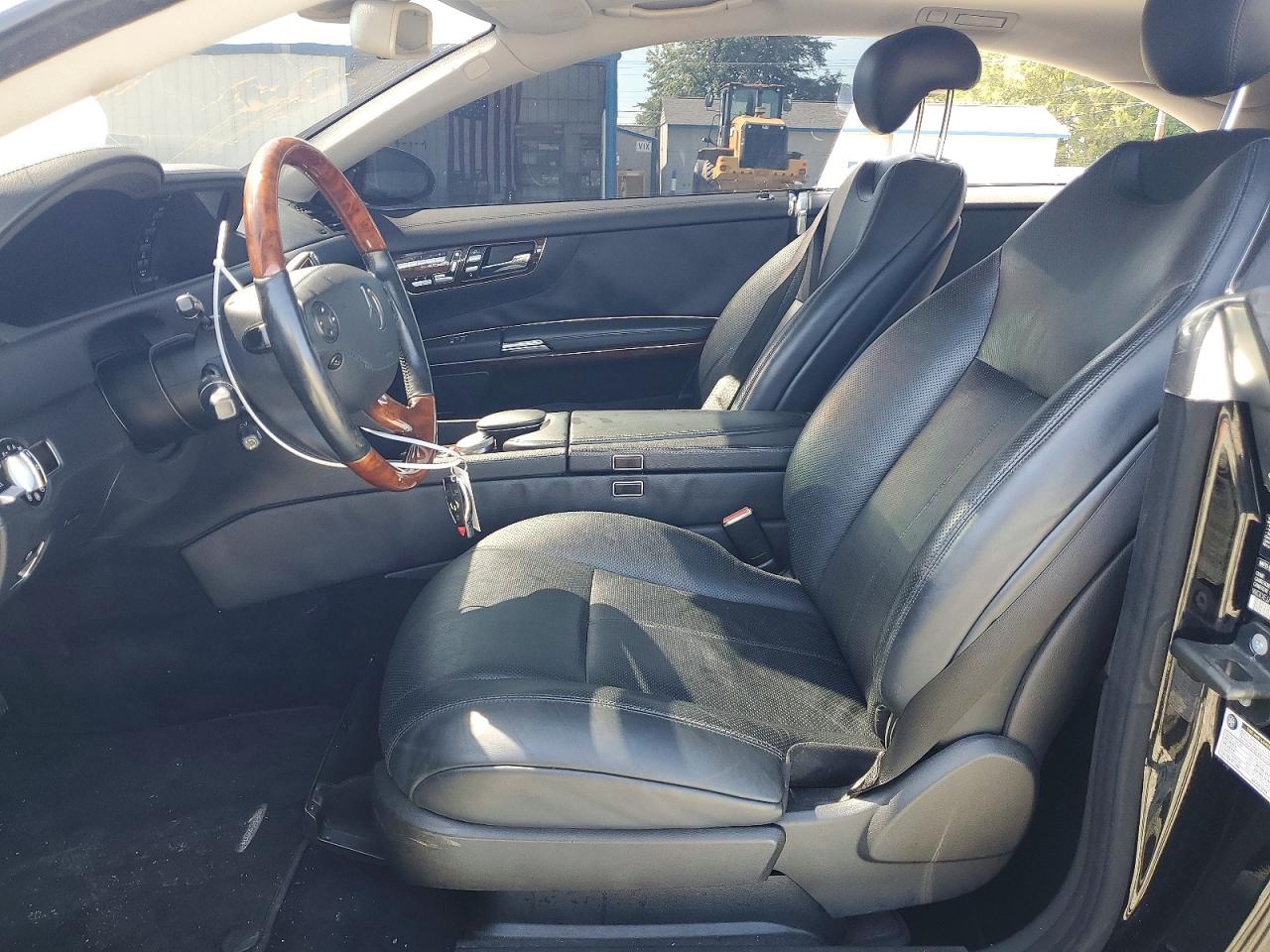 2008 Mercedes-benz Cl 550 Black vin: WDDEJ71X38A012713