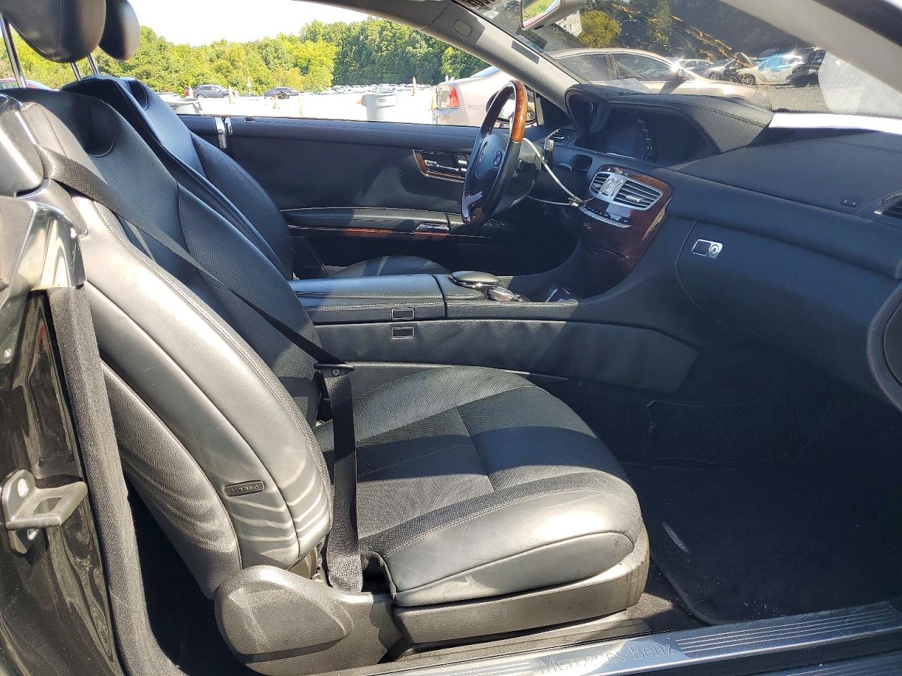 2008 Mercedes-benz Cl 550 Black vin: WDDEJ71X38A012713