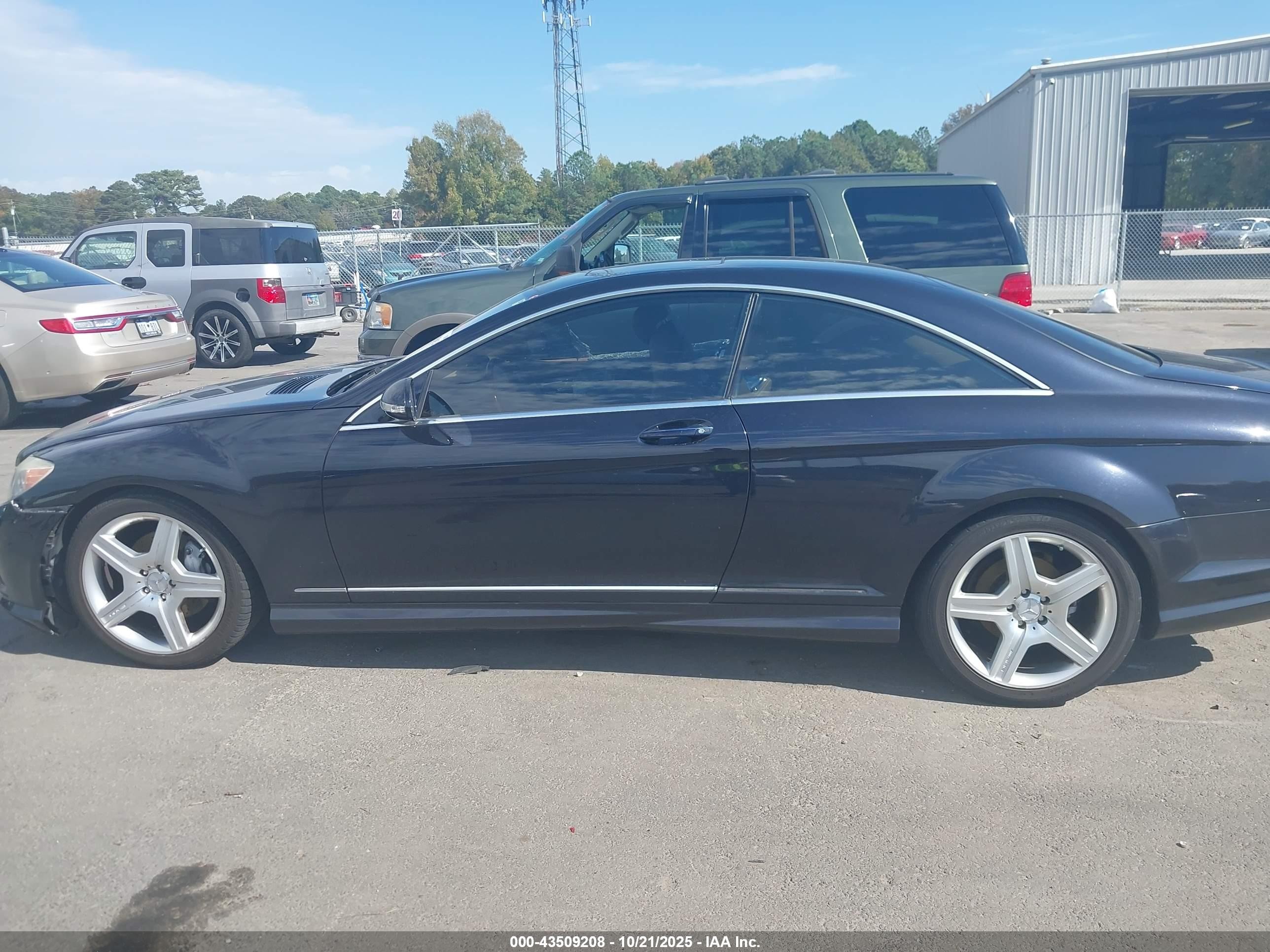 2008 Mercedes-benz Cl 550   Черный vin: WDDEJ71X38A012792