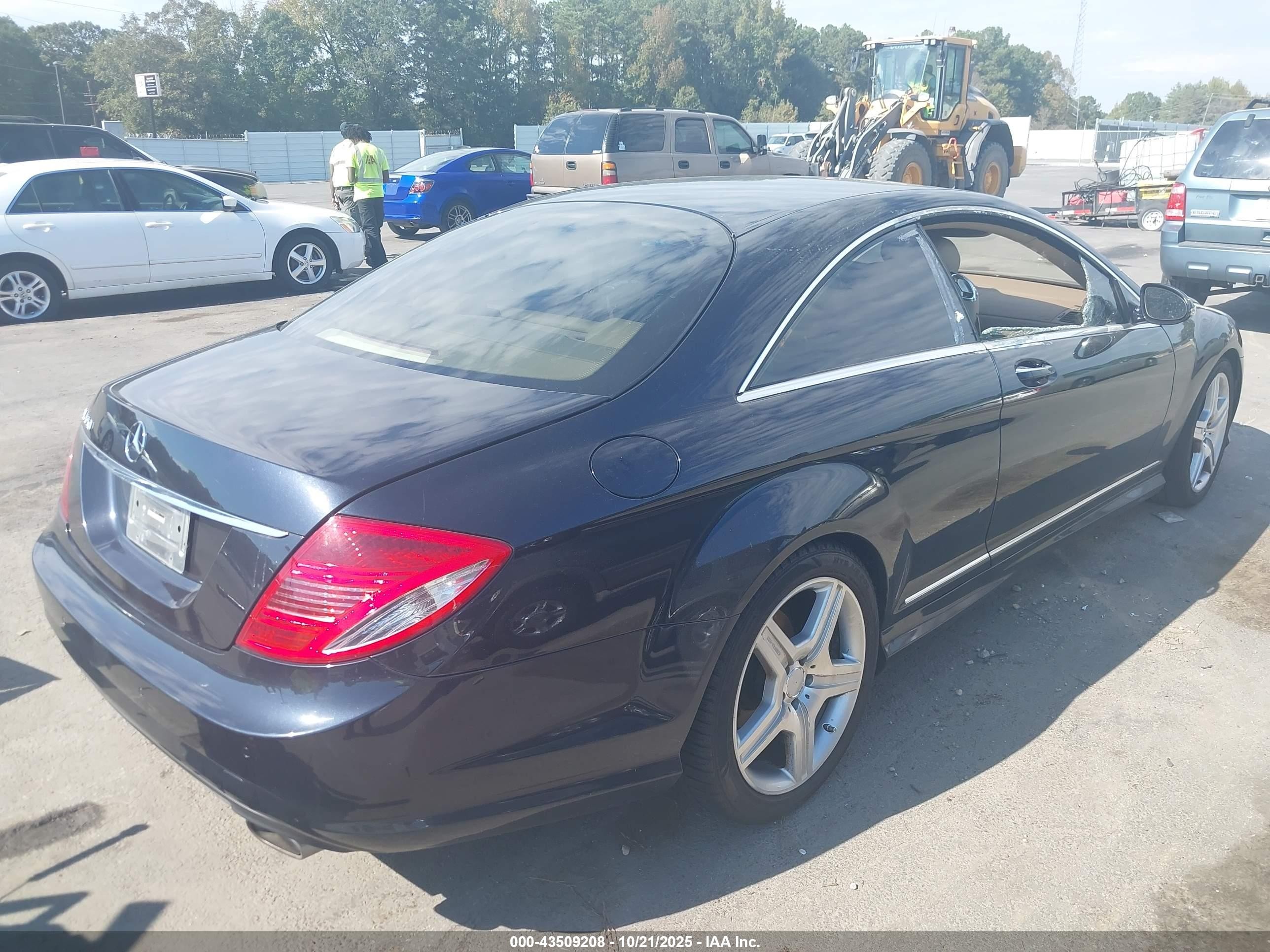 2008 Mercedes-benz Cl 550   Черный vin: WDDEJ71X38A012792