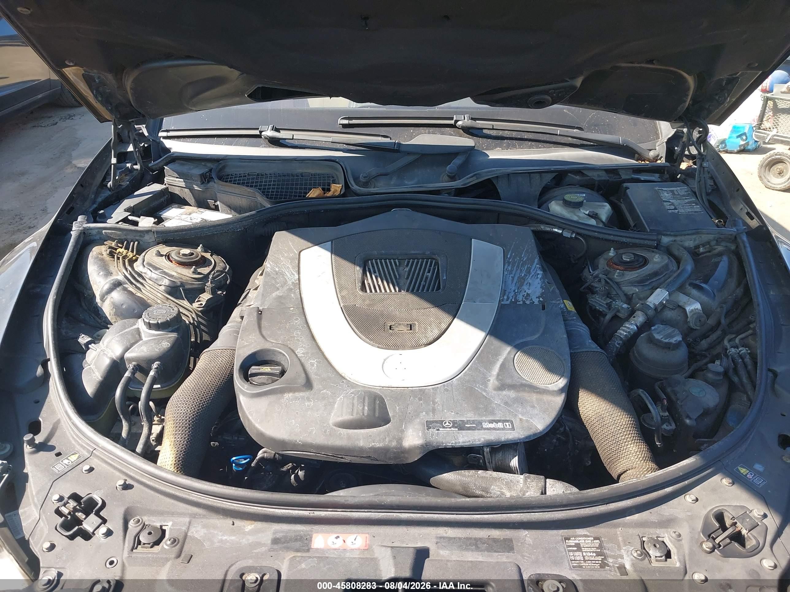 2007 Mercedes-benz Cl 550   Black vin: WDDEJ71X47A001556