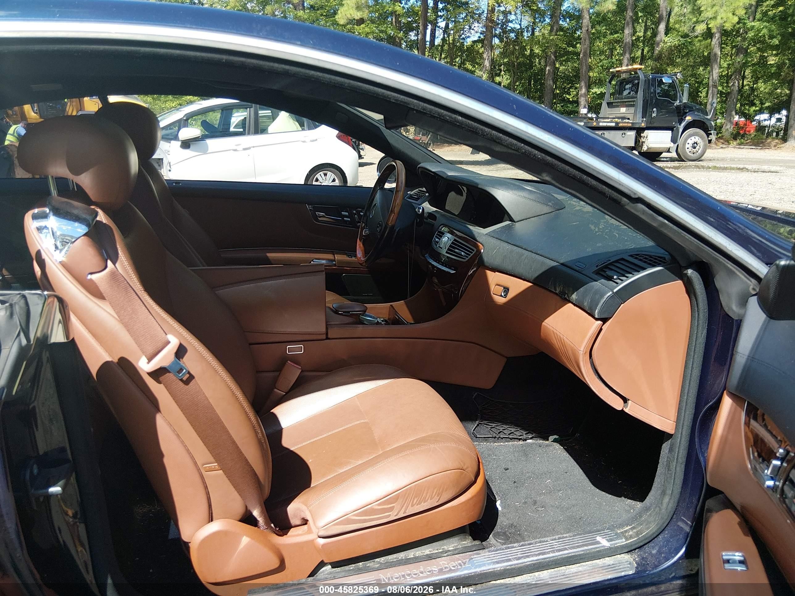 2008 Mercedes-benz Cl 550   Blue vin: WDDEJ71X68A010261