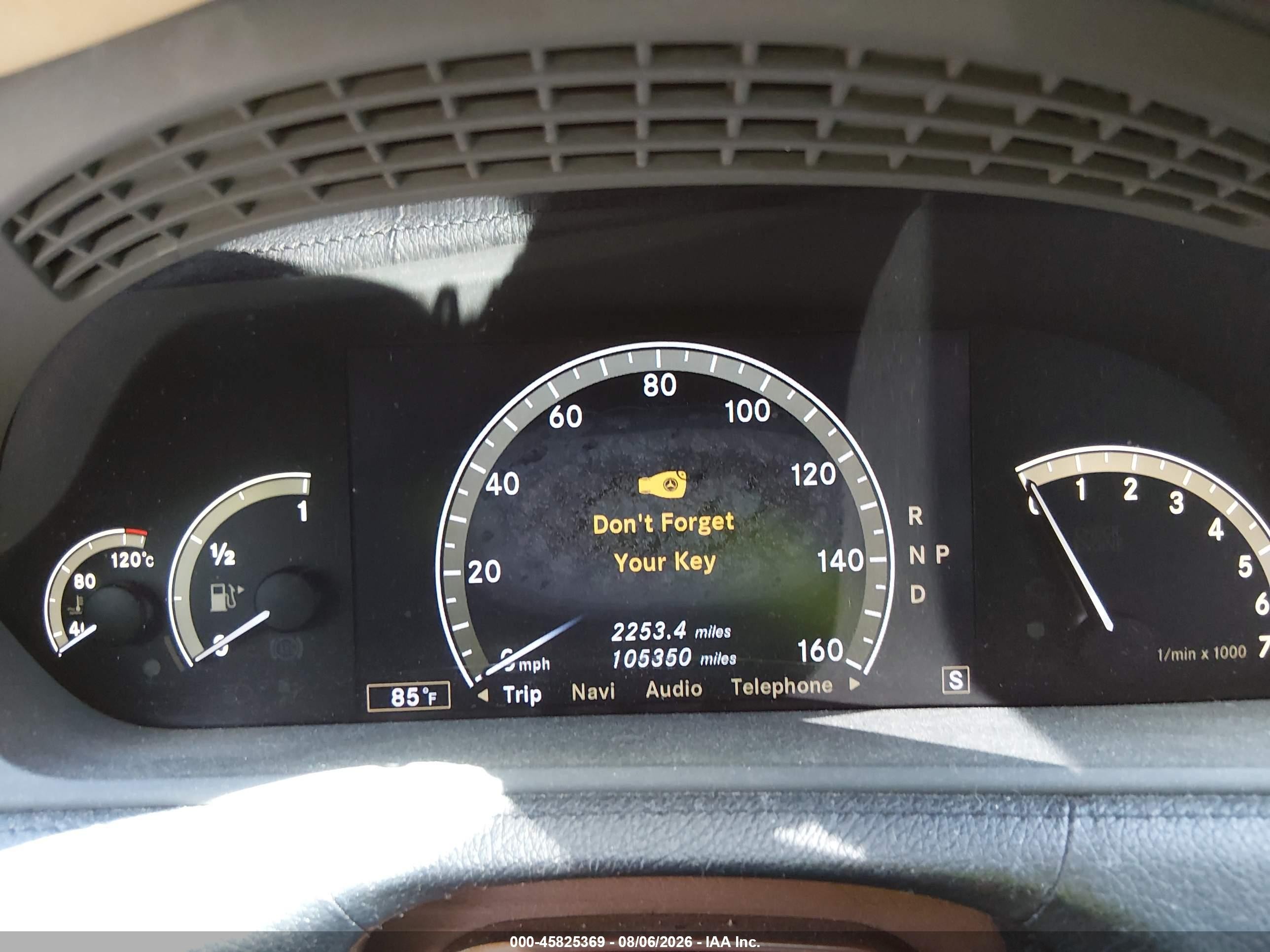 2008 Mercedes-benz Cl 550   Blue vin: WDDEJ71X68A010261
