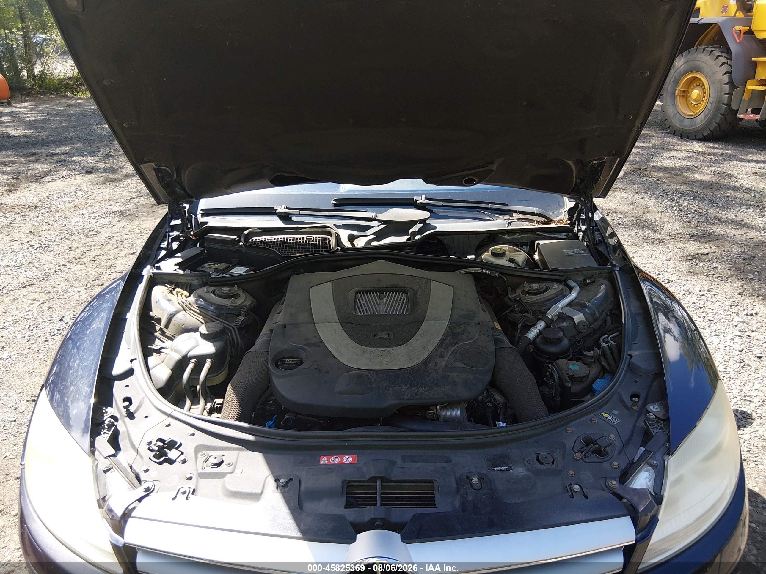 2008 Mercedes-benz Cl 550   Blue vin: WDDEJ71X68A010261