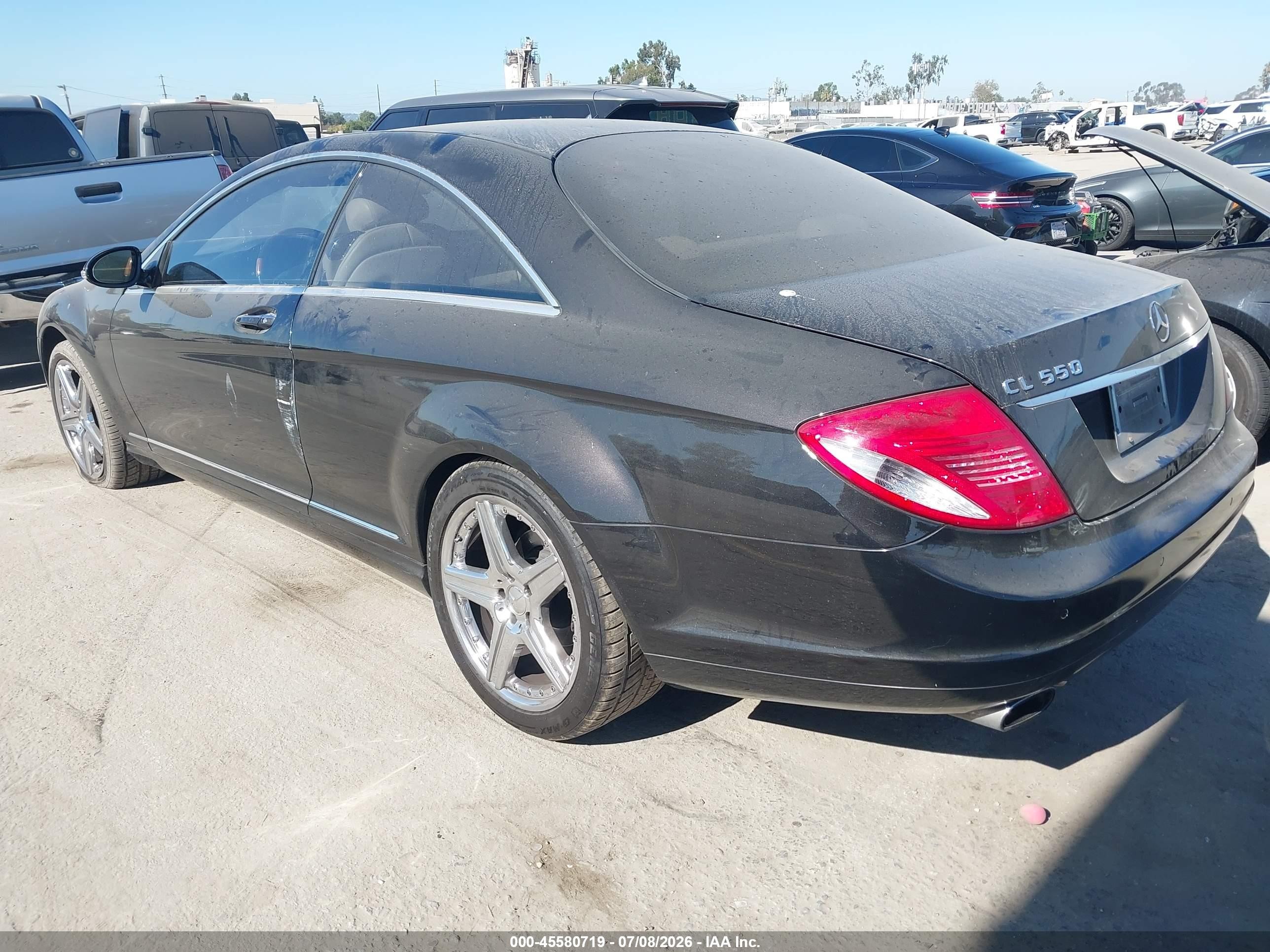 2007 Mercedes-benz Cl 550 Черный vin: WDDEJ71X77A001924