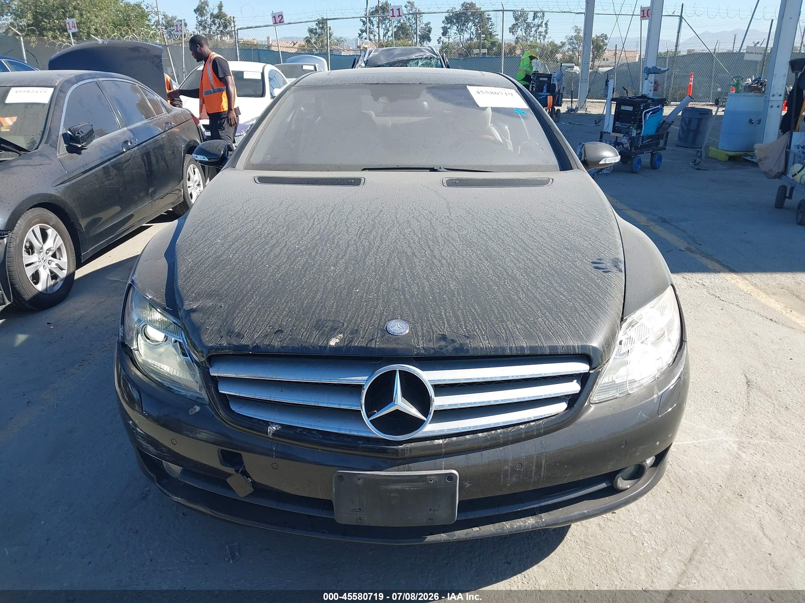 2007 Mercedes-benz Cl 550 Черный vin: WDDEJ71X77A001924