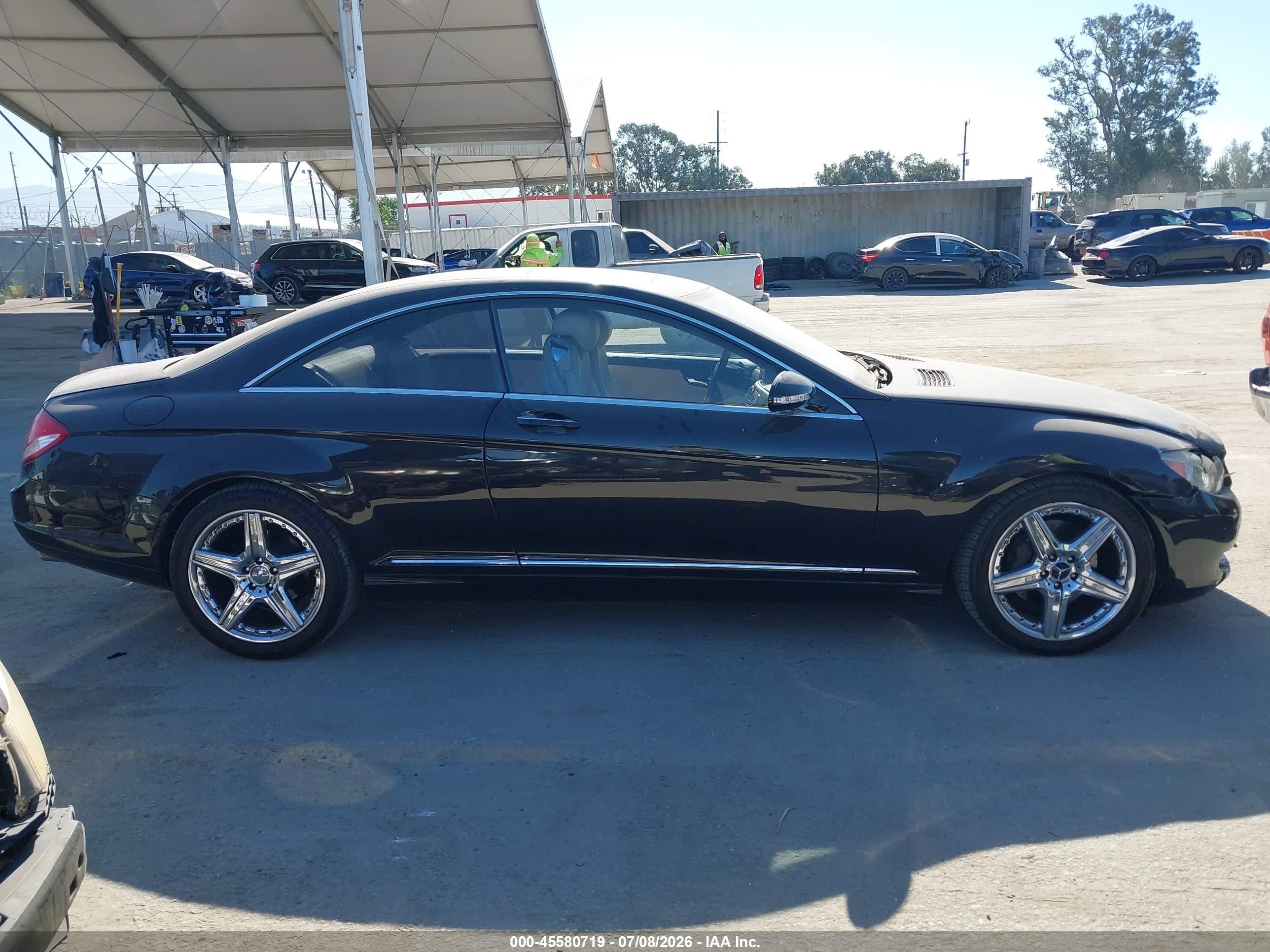 2007 Mercedes-benz Cl 550 Черный vin: WDDEJ71X77A001924