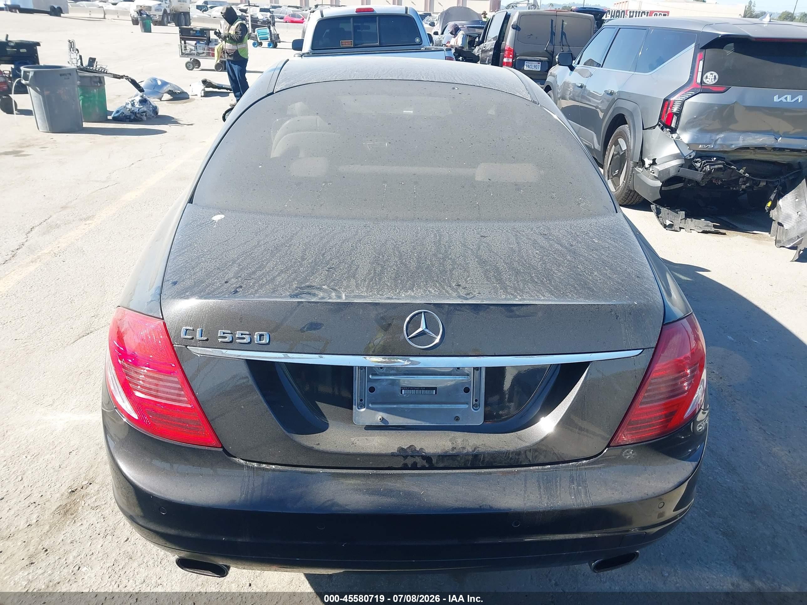 2007 Mercedes-benz Cl 550 Черный vin: WDDEJ71X77A001924