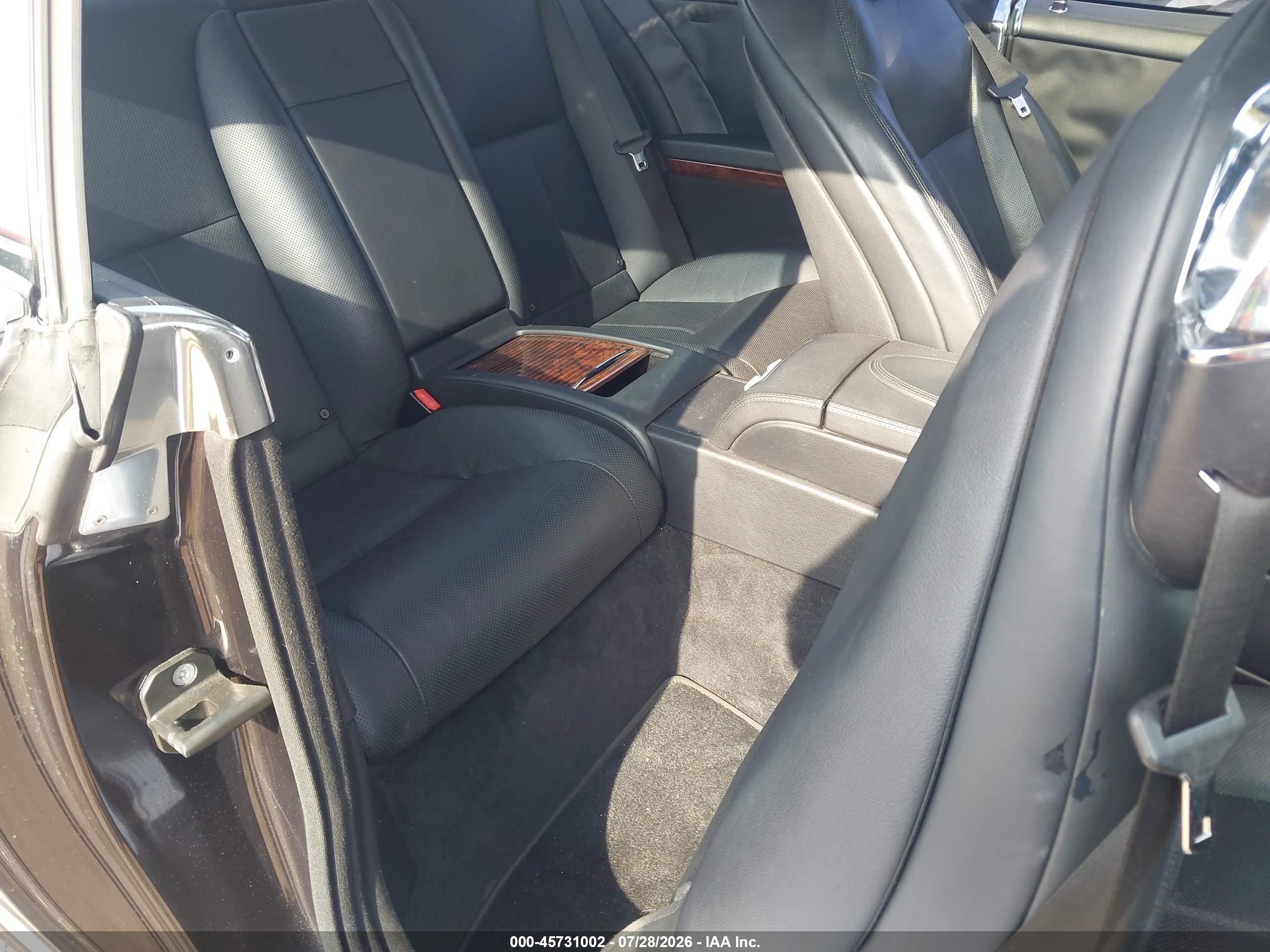 2008 Mercedes-benz Cl 550   Black vin: WDDEJ71X78A014495