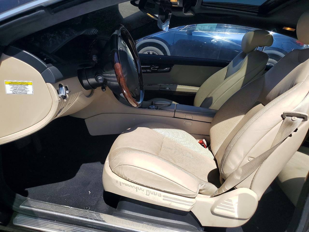 2007 Mercedes-benz Cl 550 Black vin: WDDEJ71X87A001558