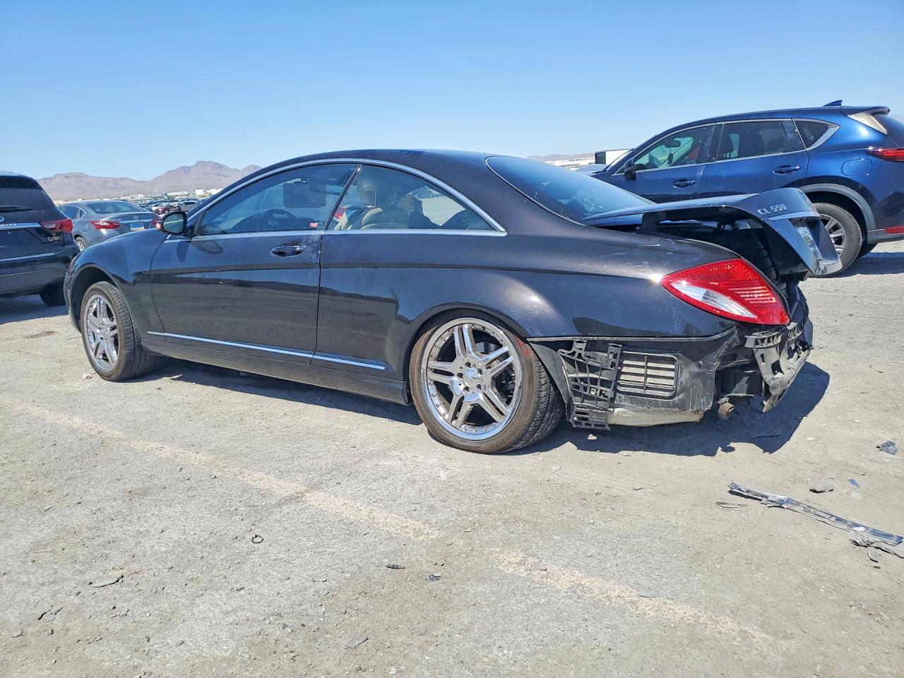2007 Mercedes-benz Cl 550 Black vin: WDDEJ71X87A001558
