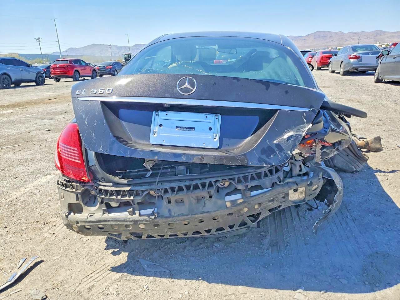 2007 Mercedes-benz Cl 550 Black vin: WDDEJ71X87A001558