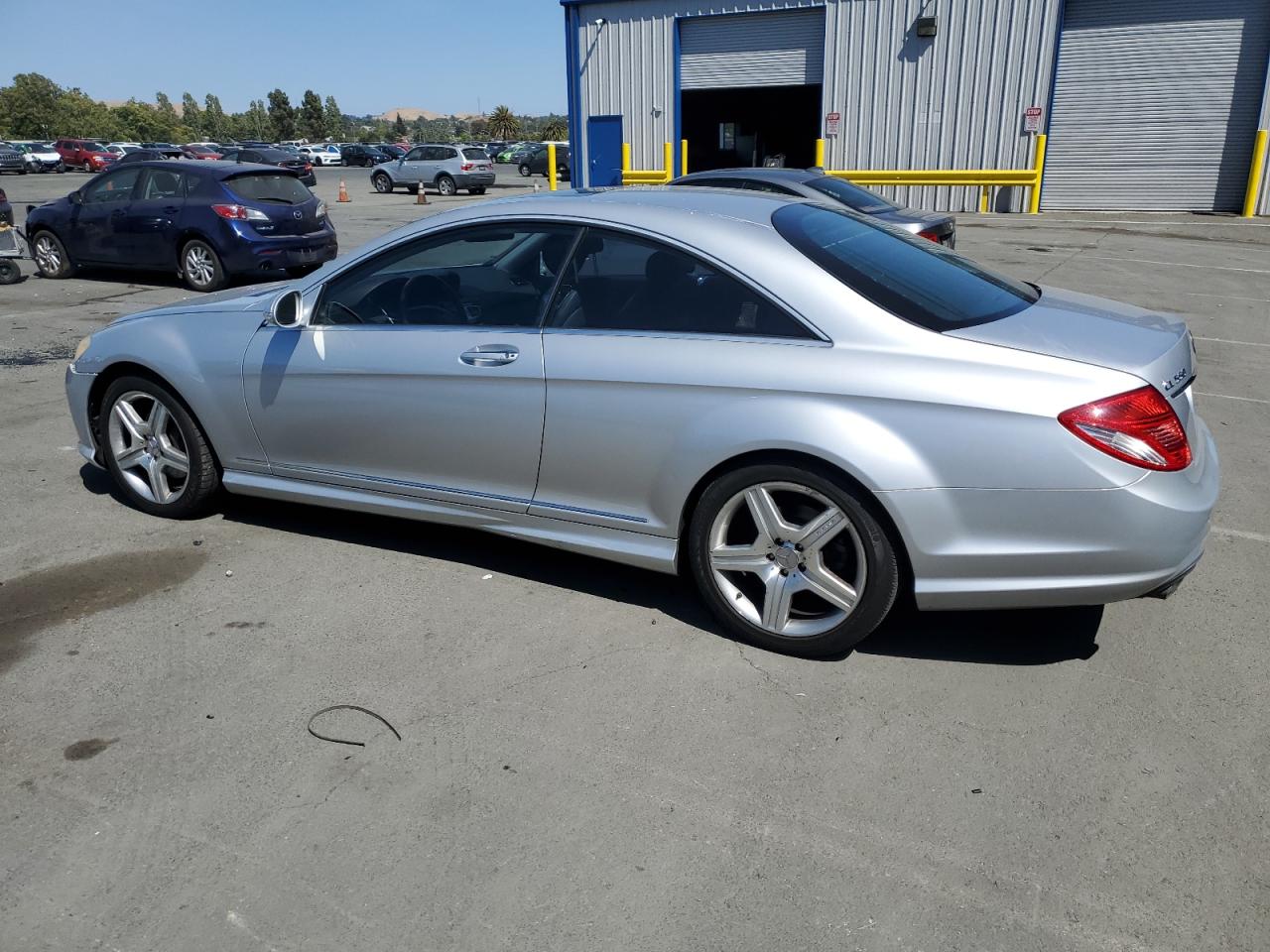 2008 Mercedes-benz Cl 550 Silver vin: WDDEJ71X88A014487