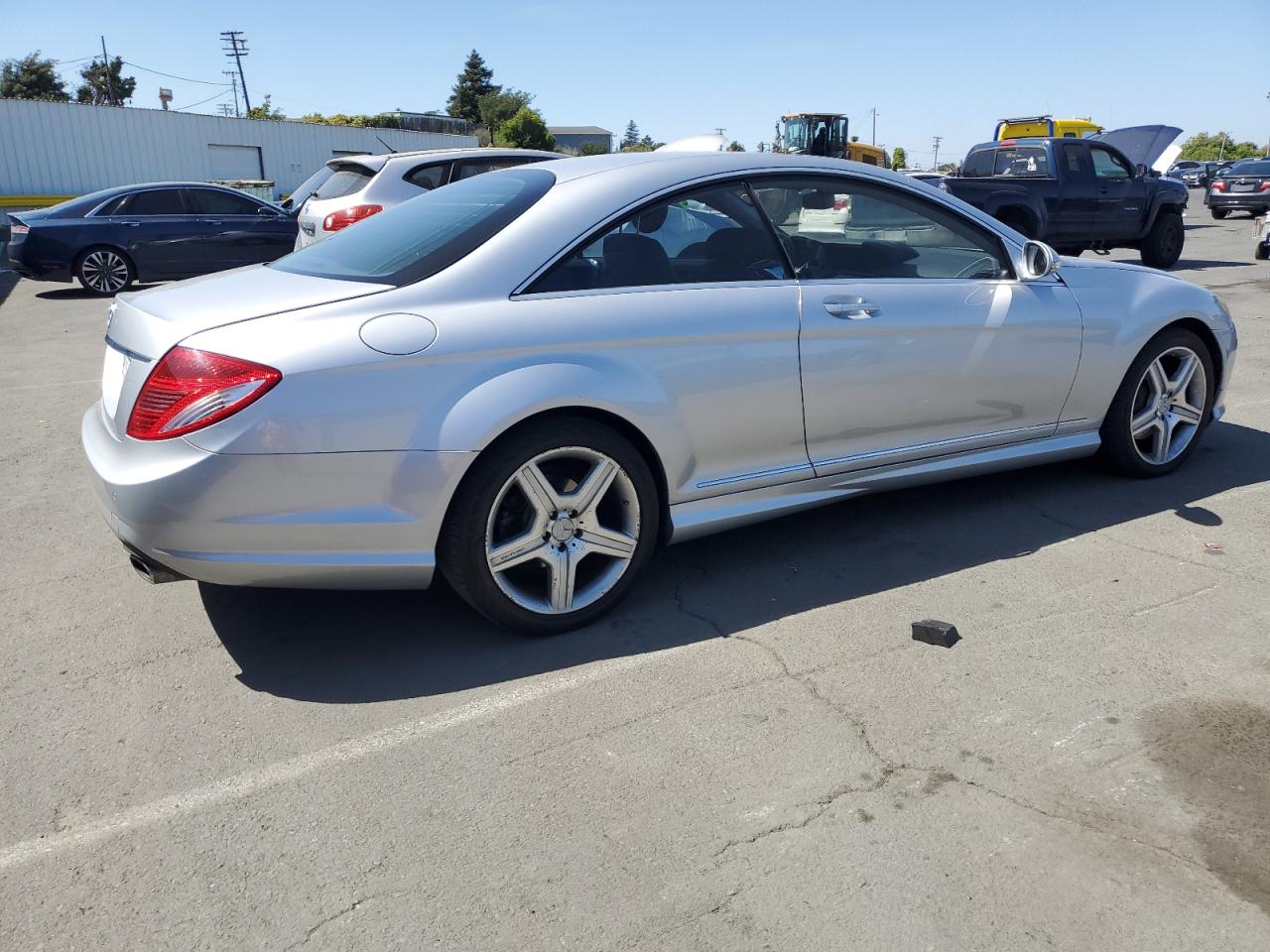 2008 Mercedes-benz Cl 550 Silver vin: WDDEJ71X88A014487