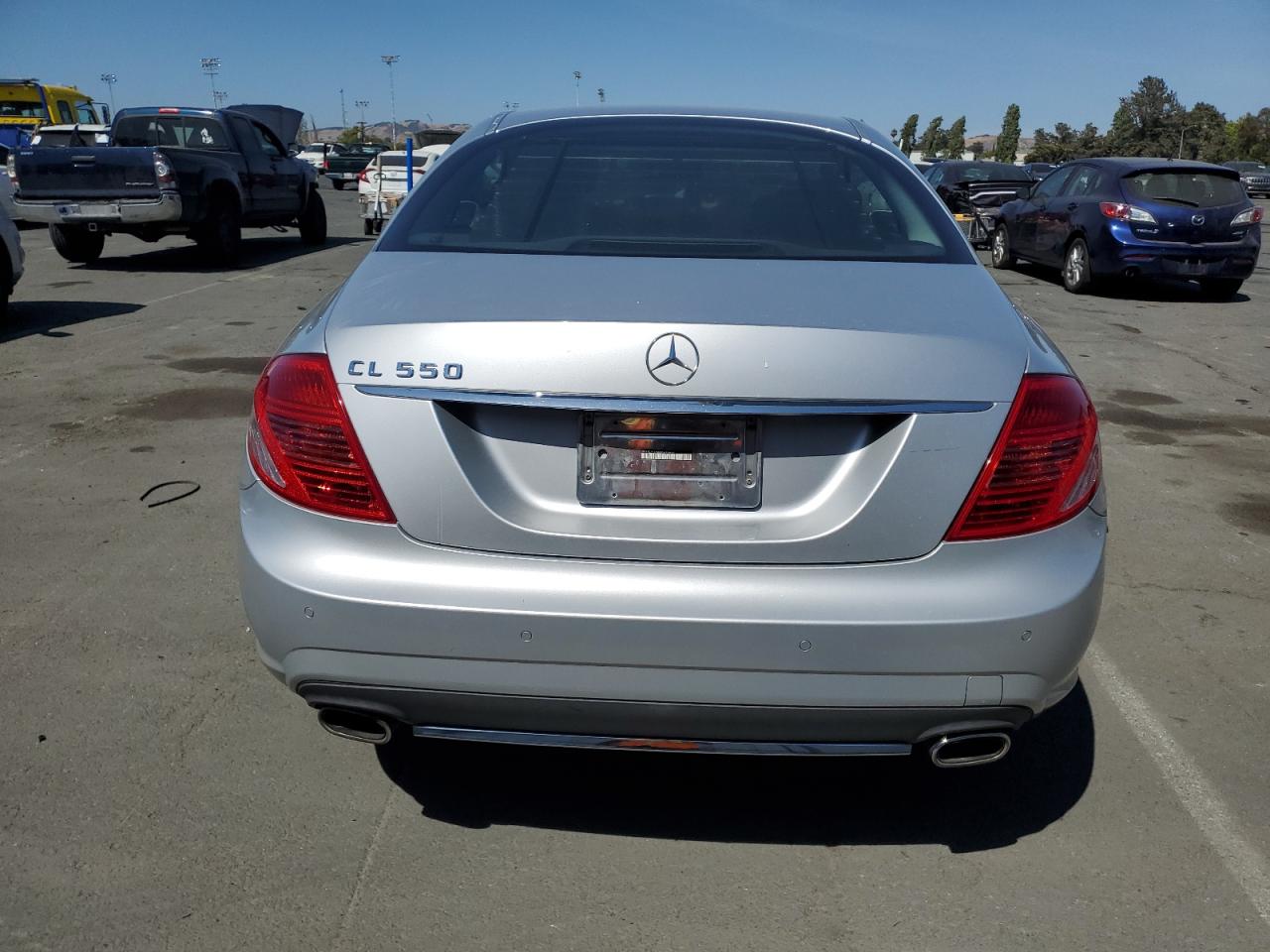 2008 Mercedes-benz Cl 550 Silver vin: WDDEJ71X88A014487
