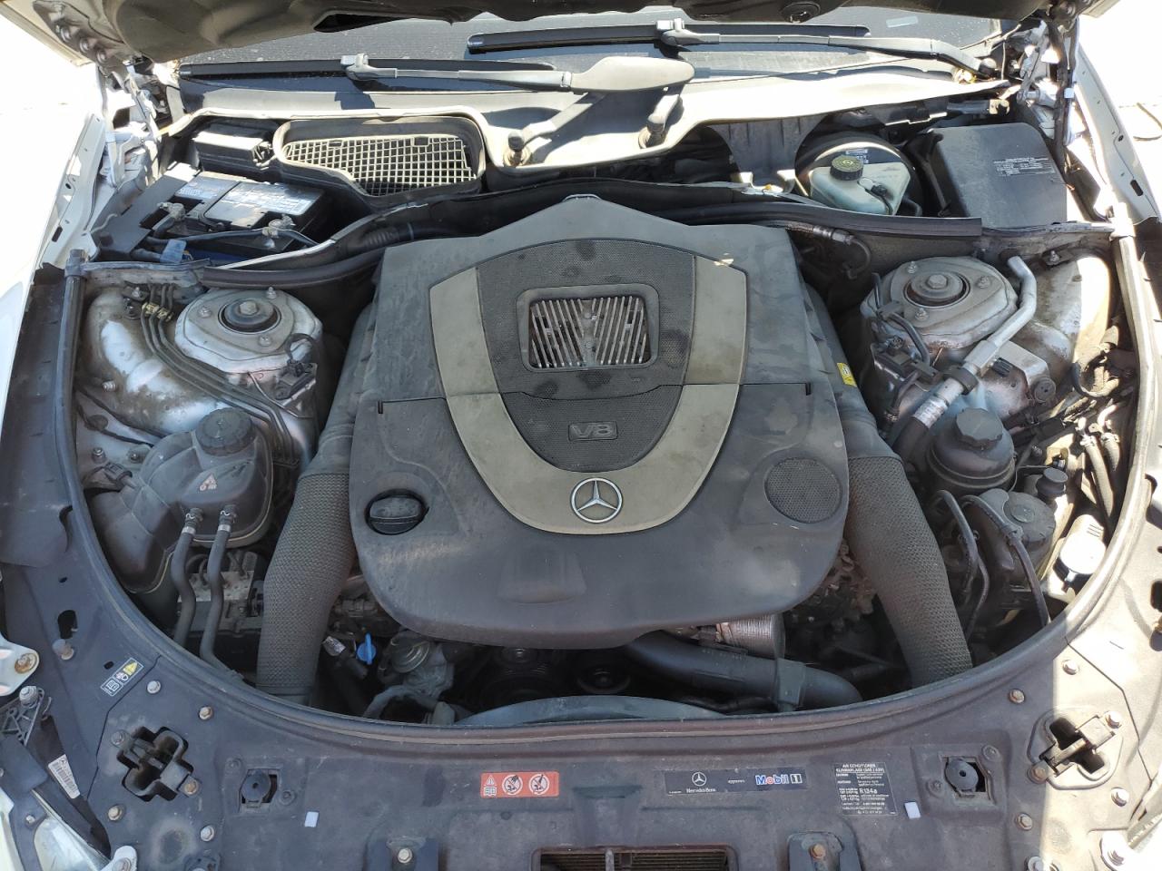 2008 Mercedes-benz Cl 550 Silver vin: WDDEJ71X88A014487