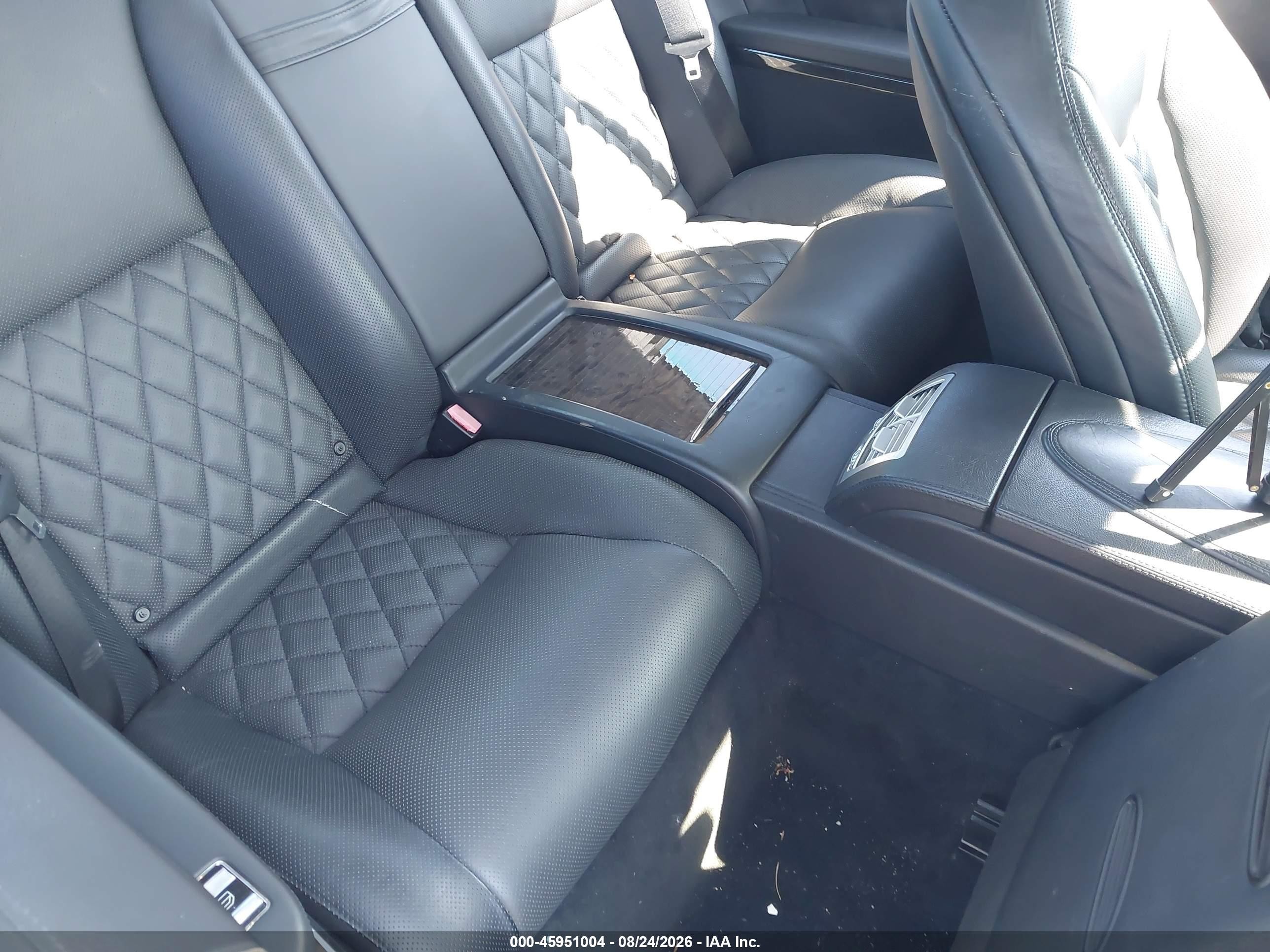 2008 Mercedes-benz Cl 550 Black vin: WDDEJ71X98A012280